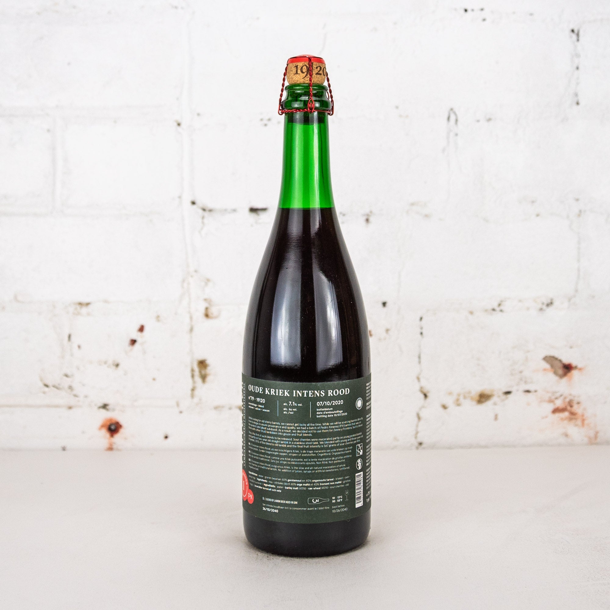 3 Fonteinen - Oude Kriek Intens Rood PX 19/20 No79 750ml