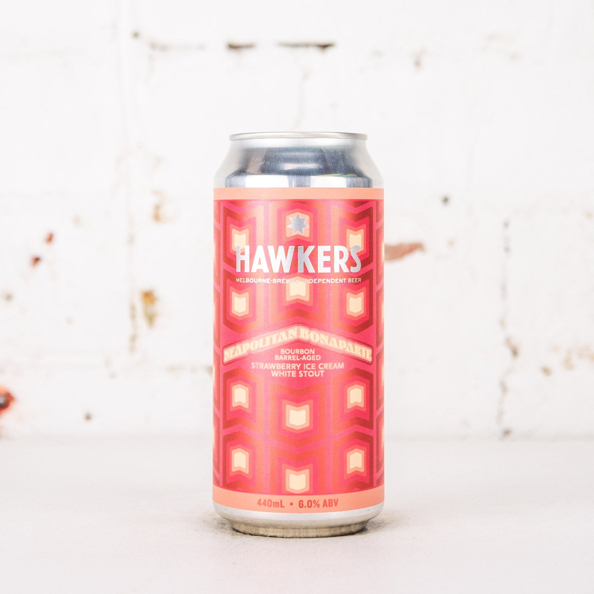 Hawkers - Neapolitan Bonaparte Strawberry Ice Cream BBA White Stout