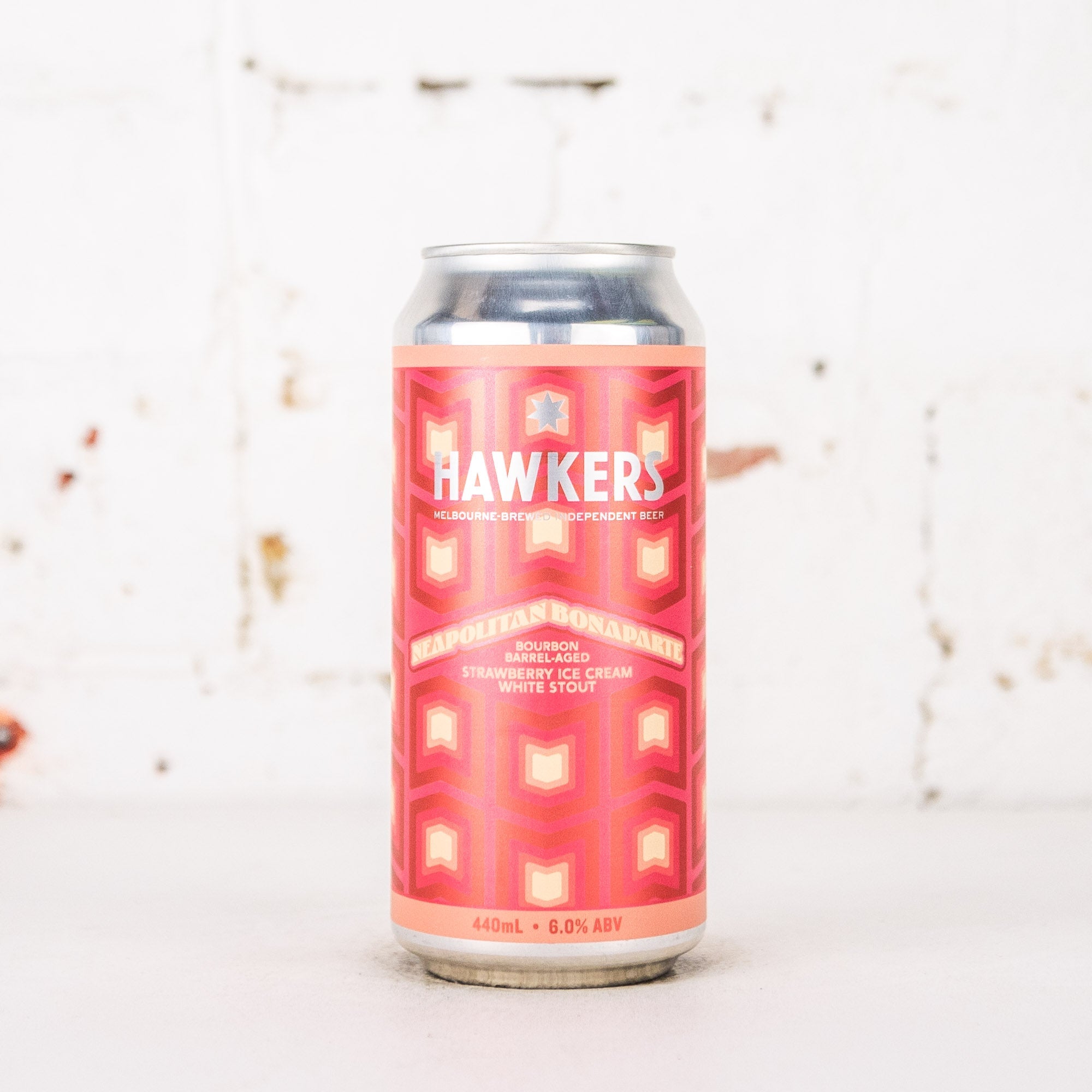 Hawkers - Neapolitan Bonaparte Strawberry Ice Cream BBA White Stout