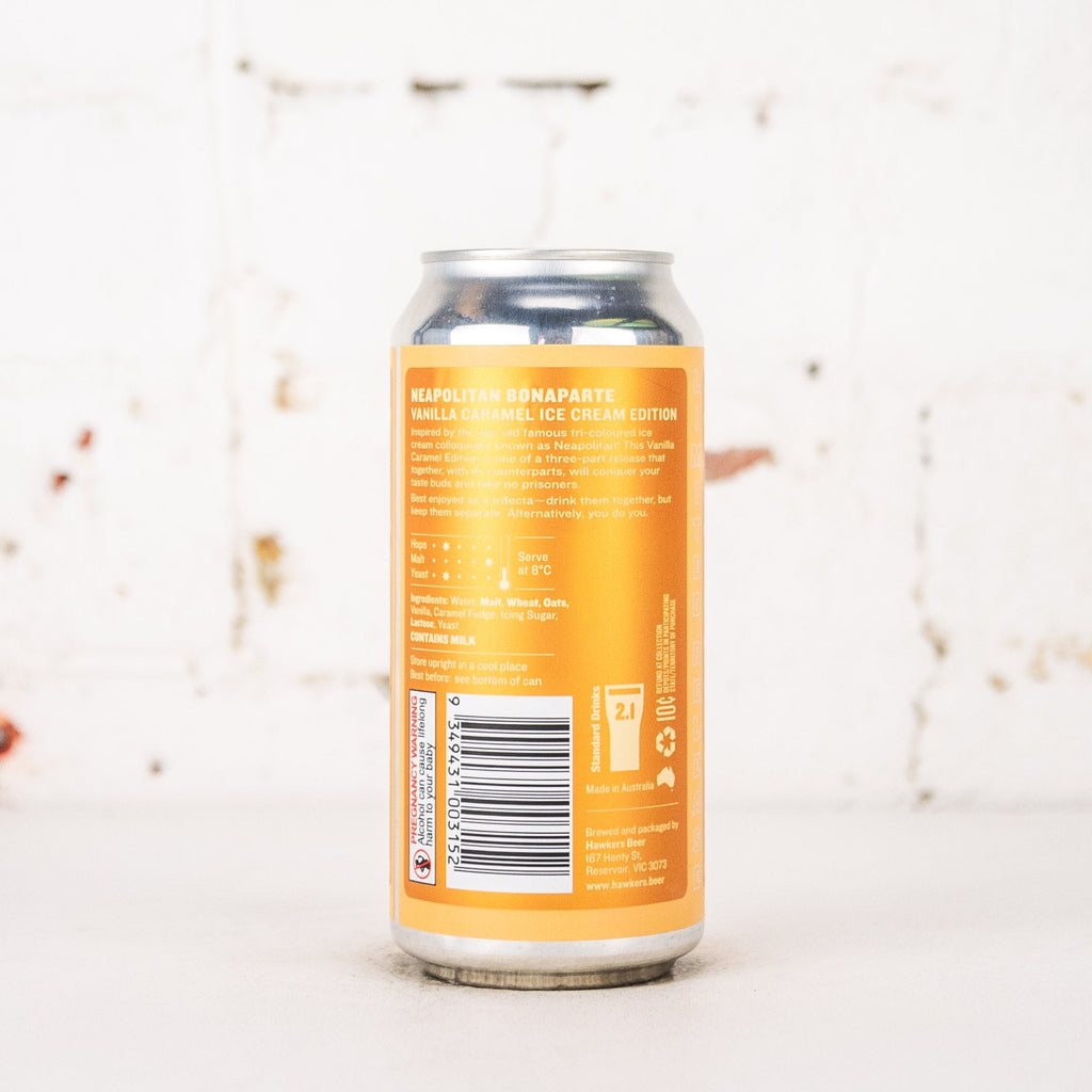 Hawkers - Neapolitan Bonaparte Vanilla Caramel Ice Cream BBA White Stout