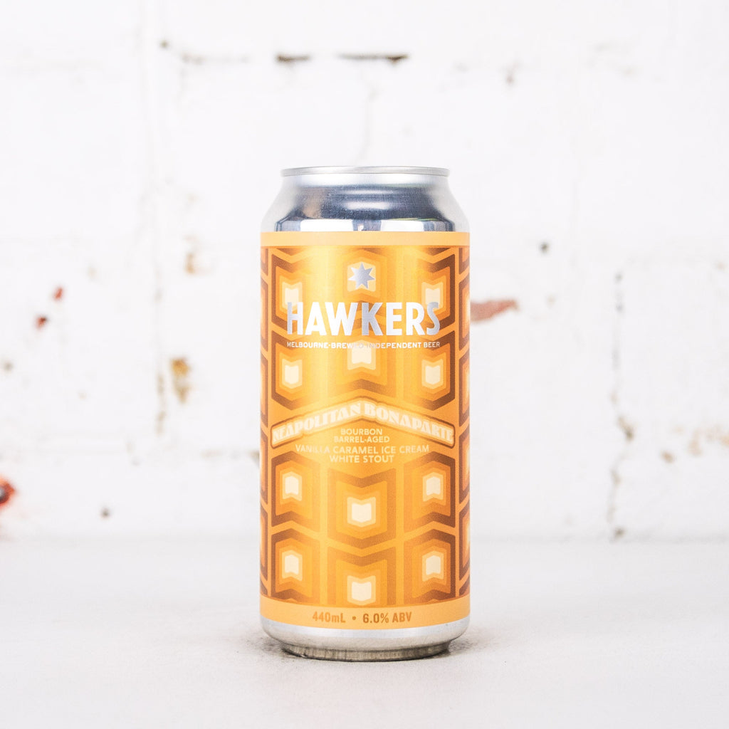 Hawkers - Neapolitan Bonaparte Vanilla Caramel Ice Cream BBA White Stout