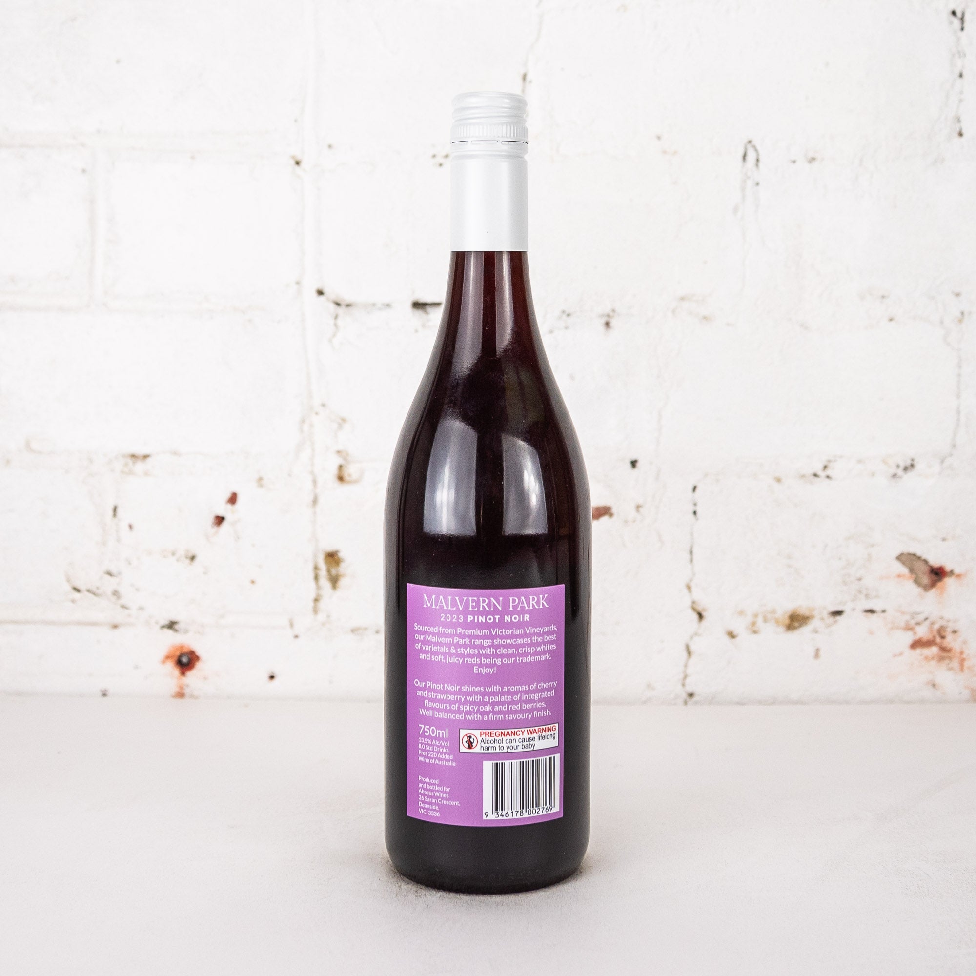 Malvern Park - Pinot Noir 750ml