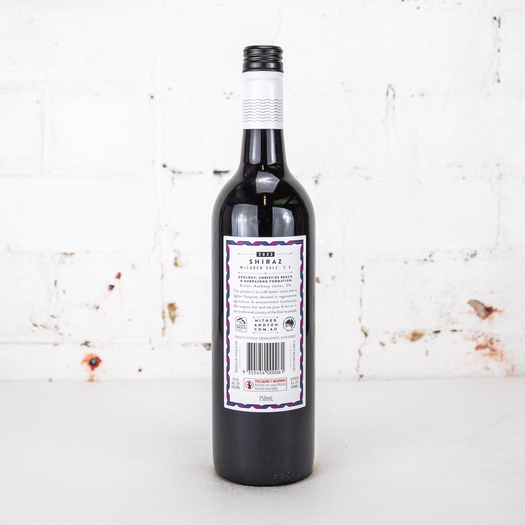 Hither & Yon - Shiraz 2022 750ml