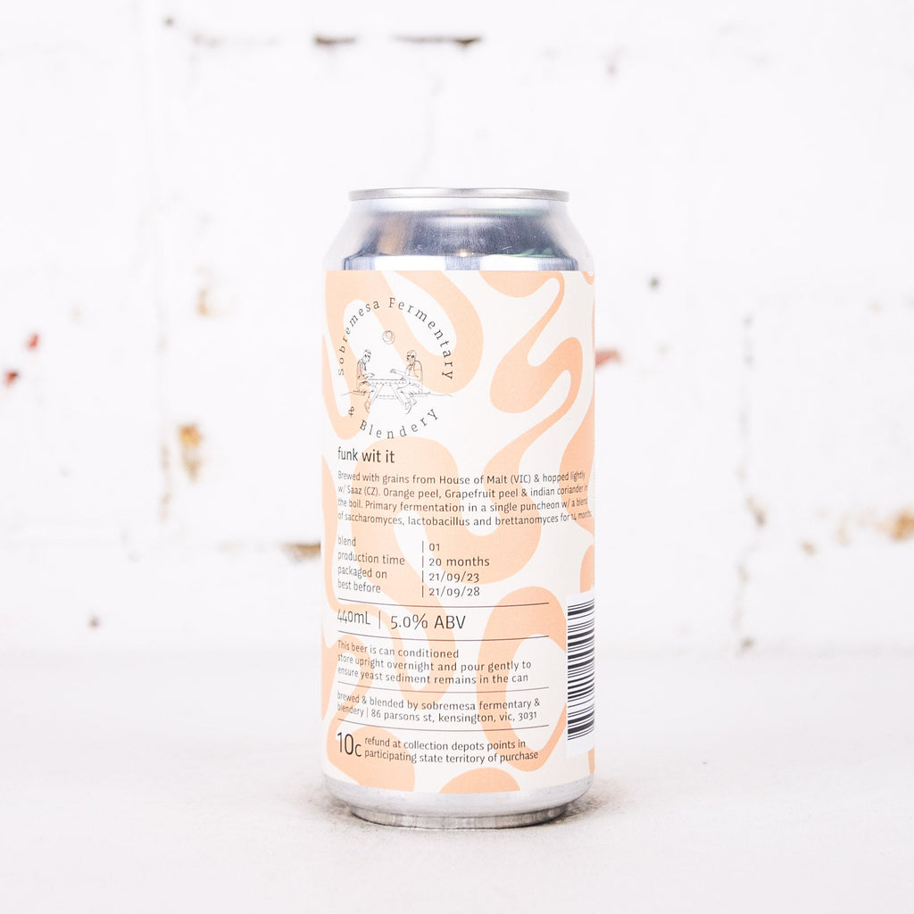 Sobremesa - Funk Wit It Farmhouse Witbier