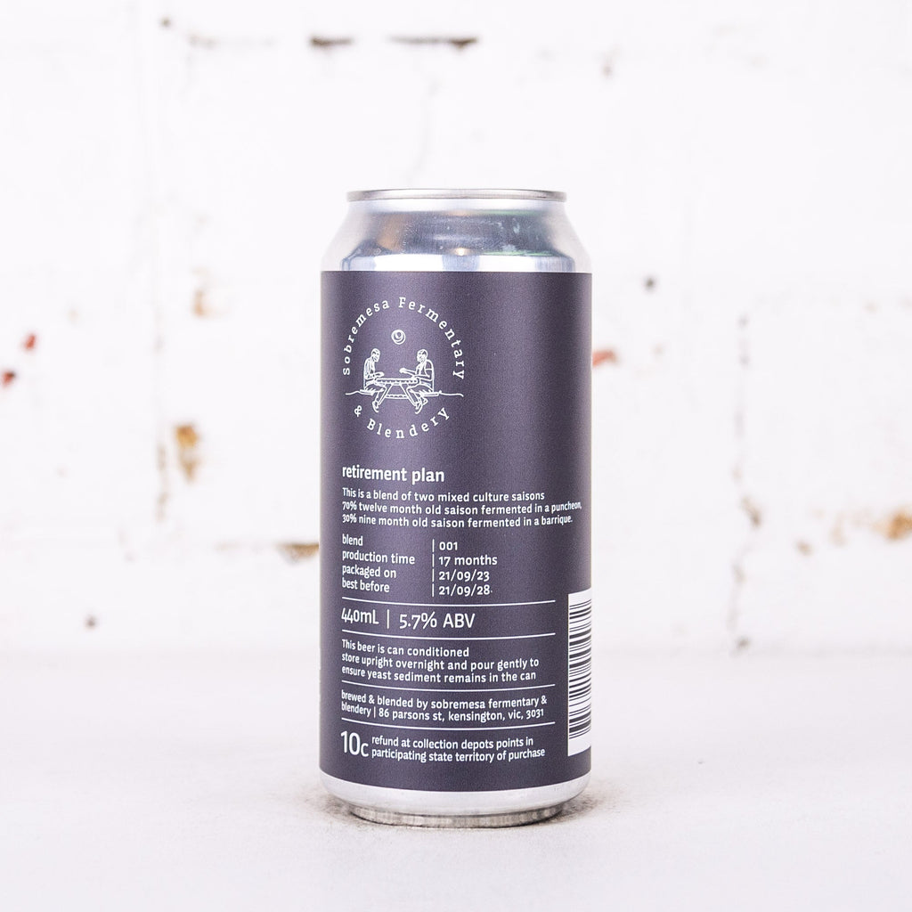 Sobremesa - Retirement Plan Mixed Culture Saison