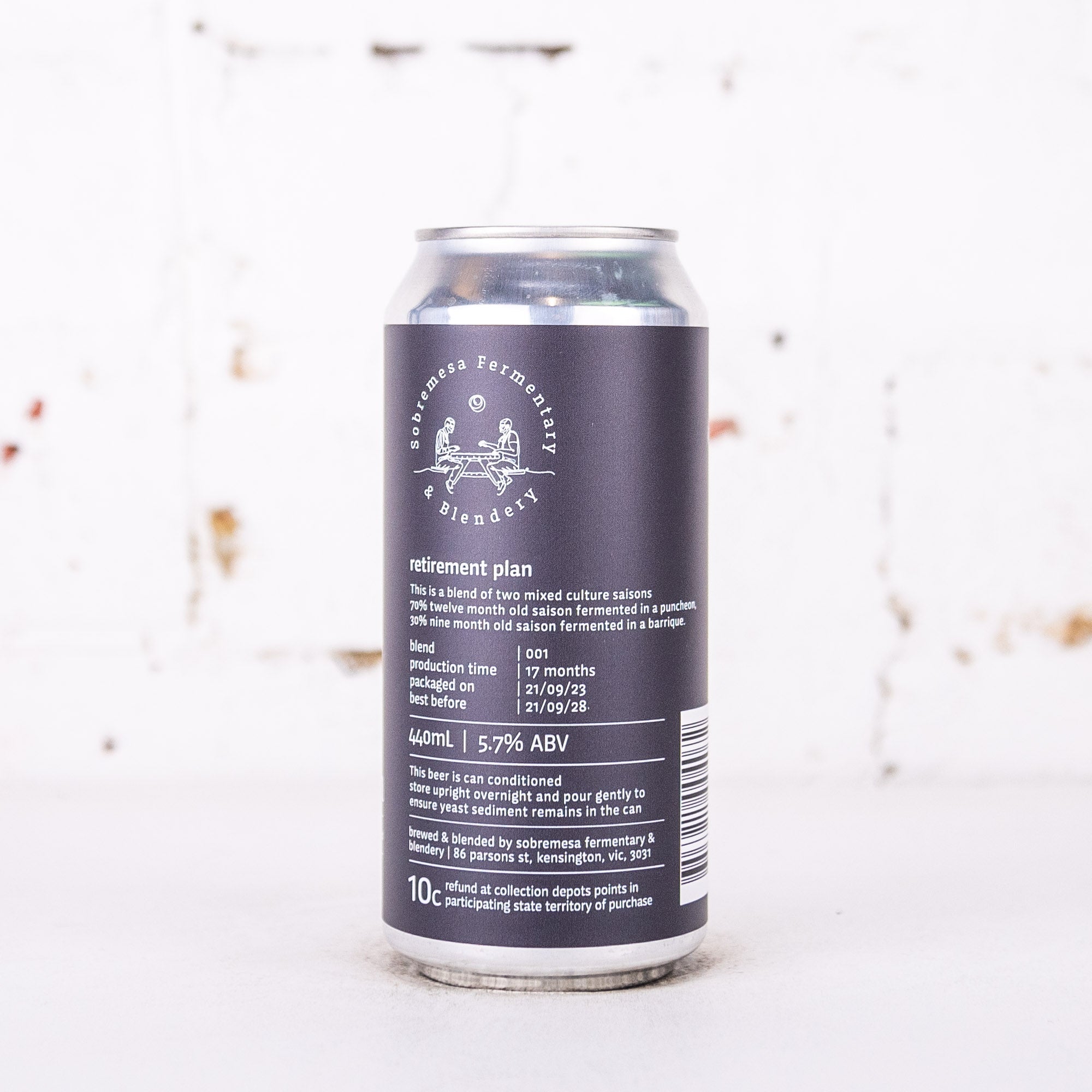 Sobremesa - Retirement Plan Mixed Culture Saison