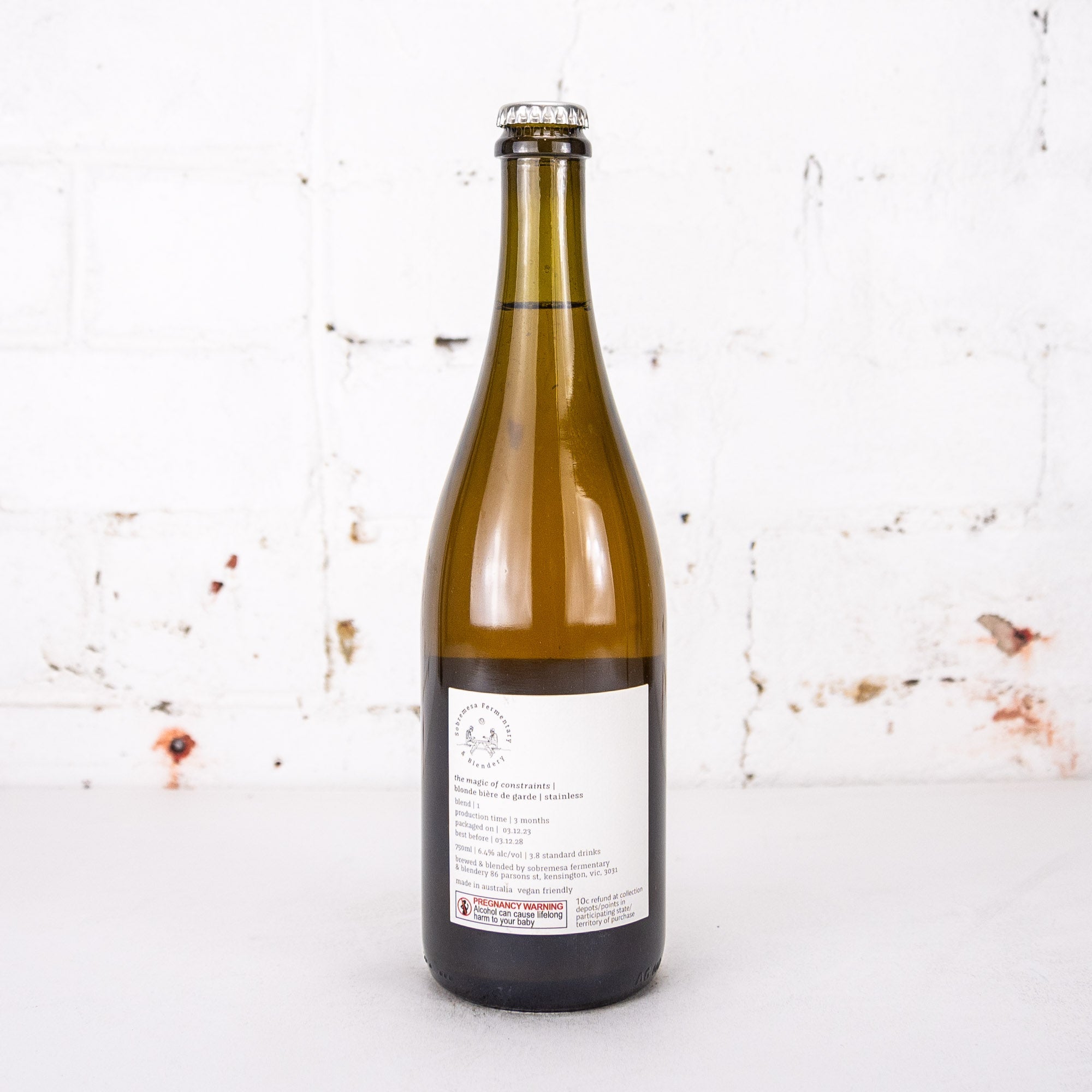 Sobremesa - The Magic of Constraints Blonde Biere de Garde 750ml