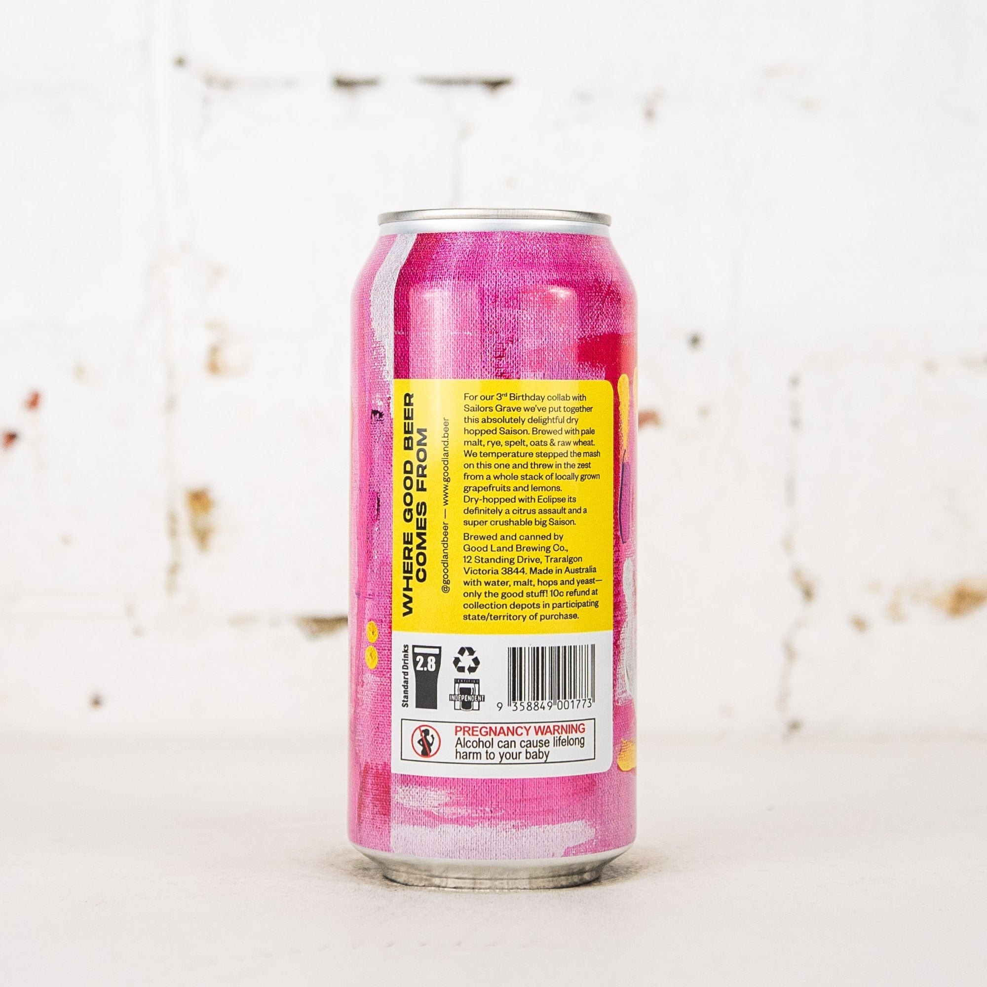 Good Land x Sailors Grave 'Citrus Mistress' Hoppy Saison