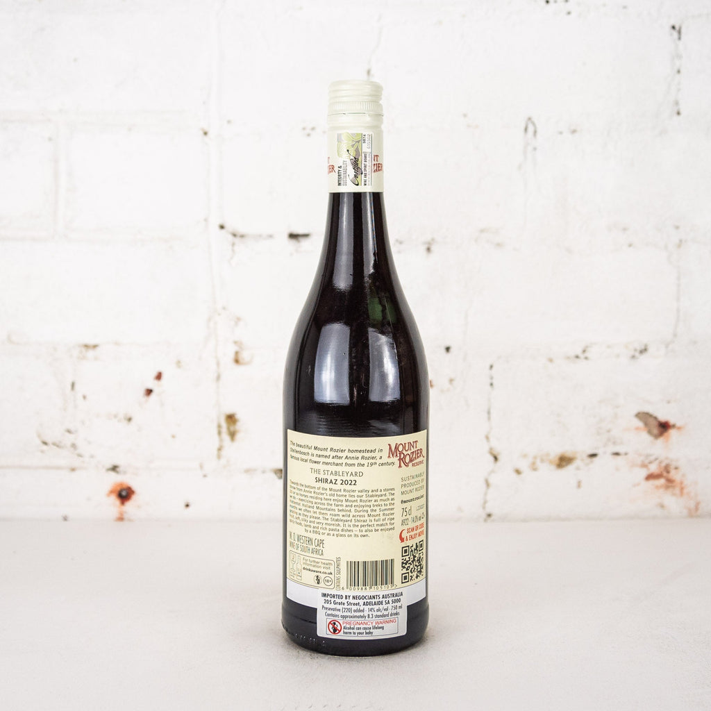 Mount Rozier - Reserve Stableyard Shiraz 2022 750ml