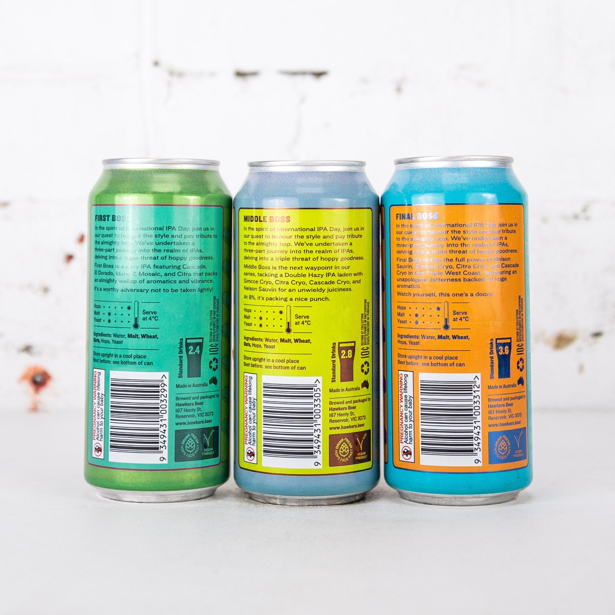 Hawkers - Boss Fight IPA Mixed 3 Pack
