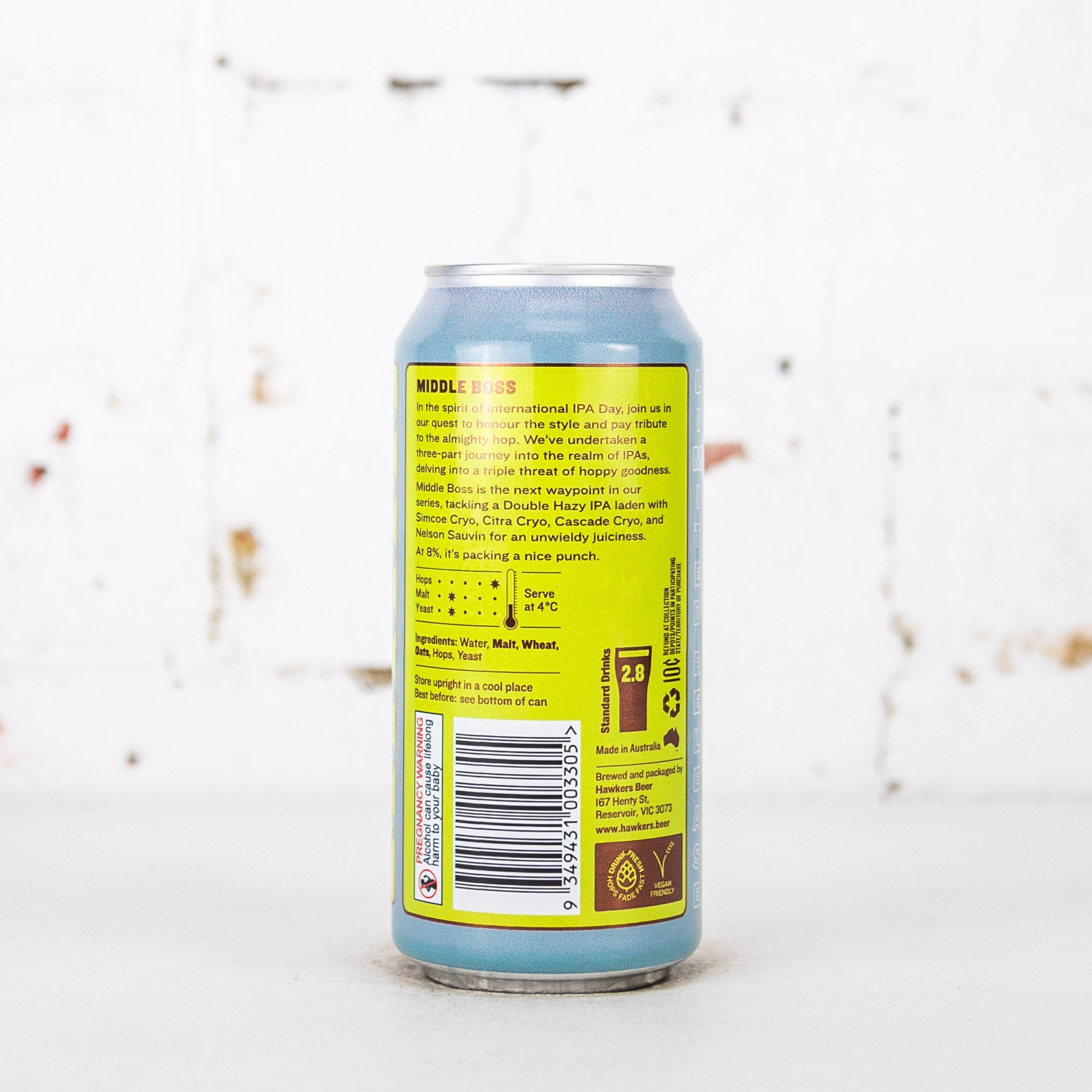 Hawkers - Middle Boss Hazy DIPA