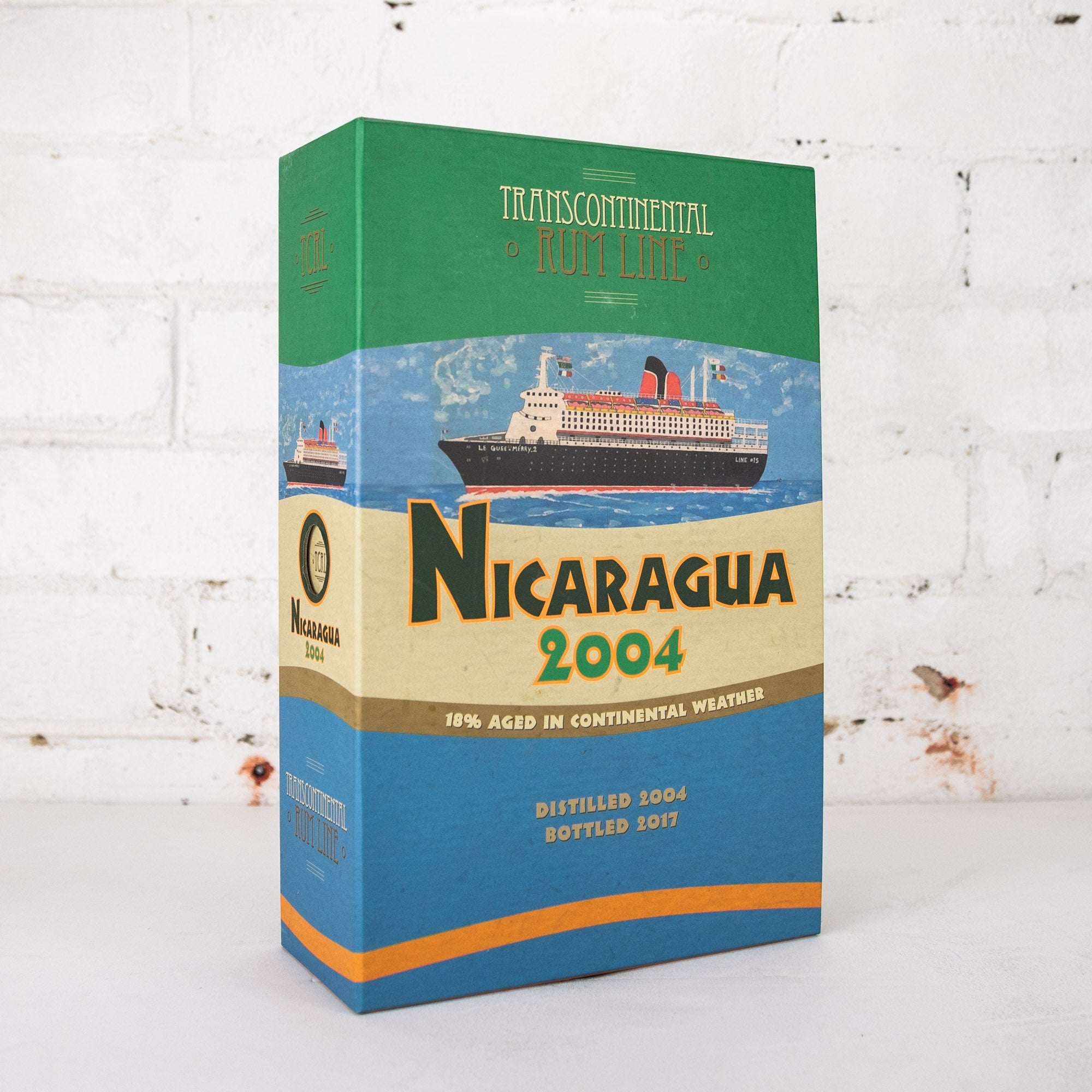 Transcontinental Rum Line - Nicaragua 2004 + Glasses Pack 700ml
