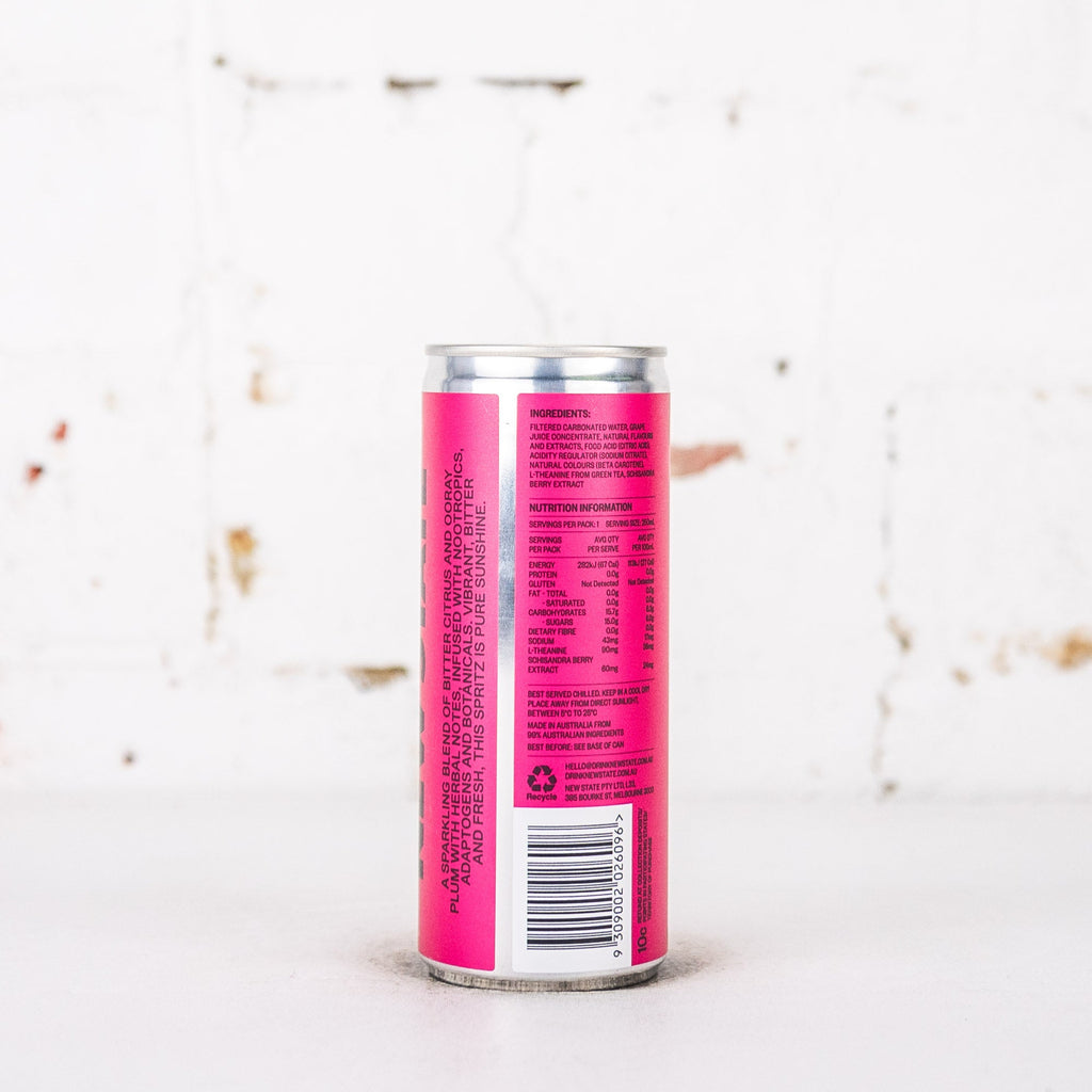 New State - Bittersweet Citrus & Ooray Plum Functional Spritz