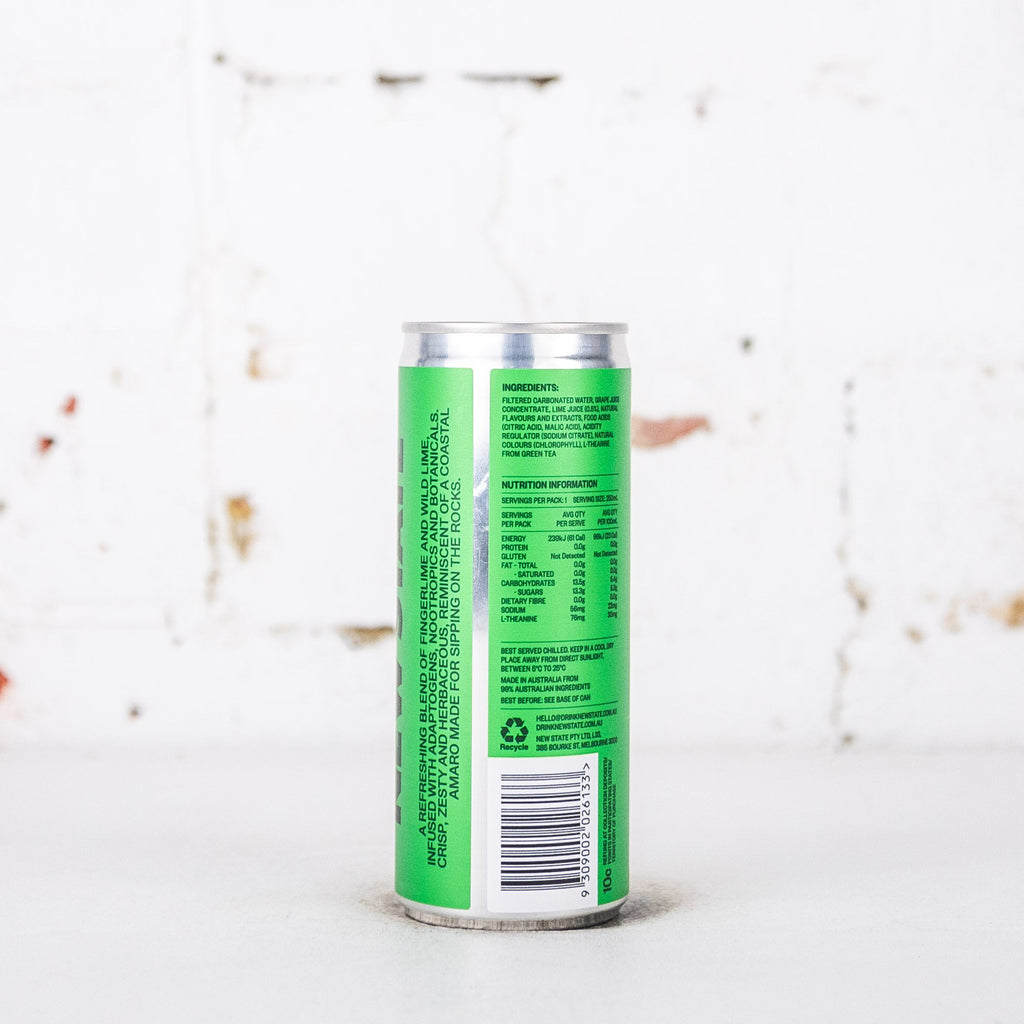 New State - Fingerlime, Wild Lime & Basil Functional Spritz