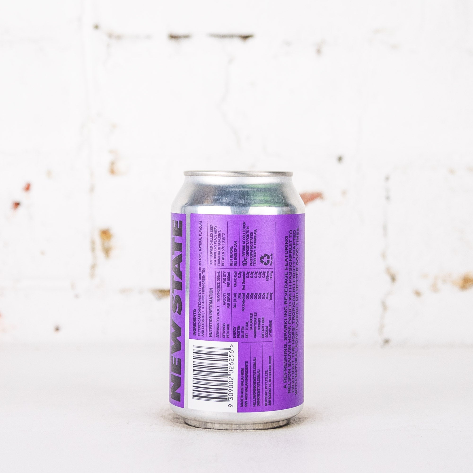 New State - Passionfruit + Nelson Sauvin Sparkling Hop Water