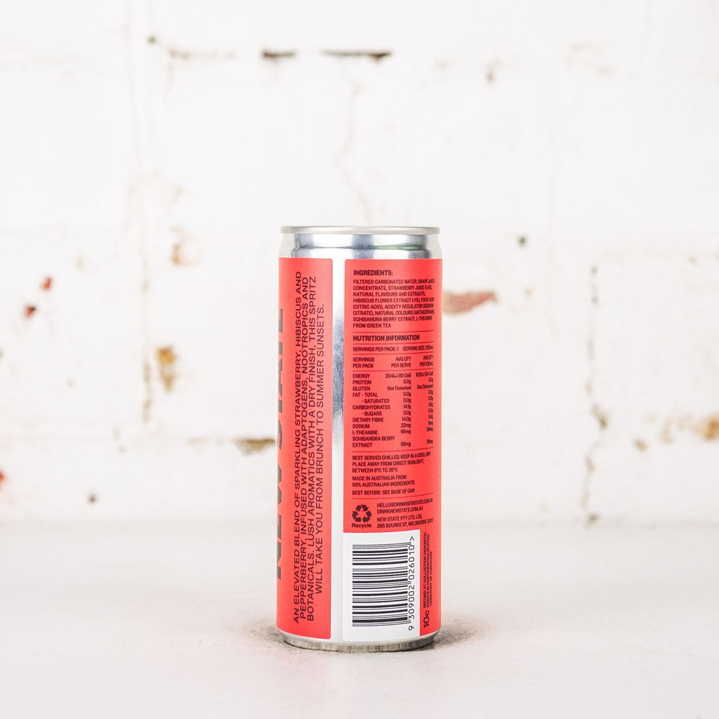 New State - Strawberry, Hibiscus & Pepperberry Functional Spritz
