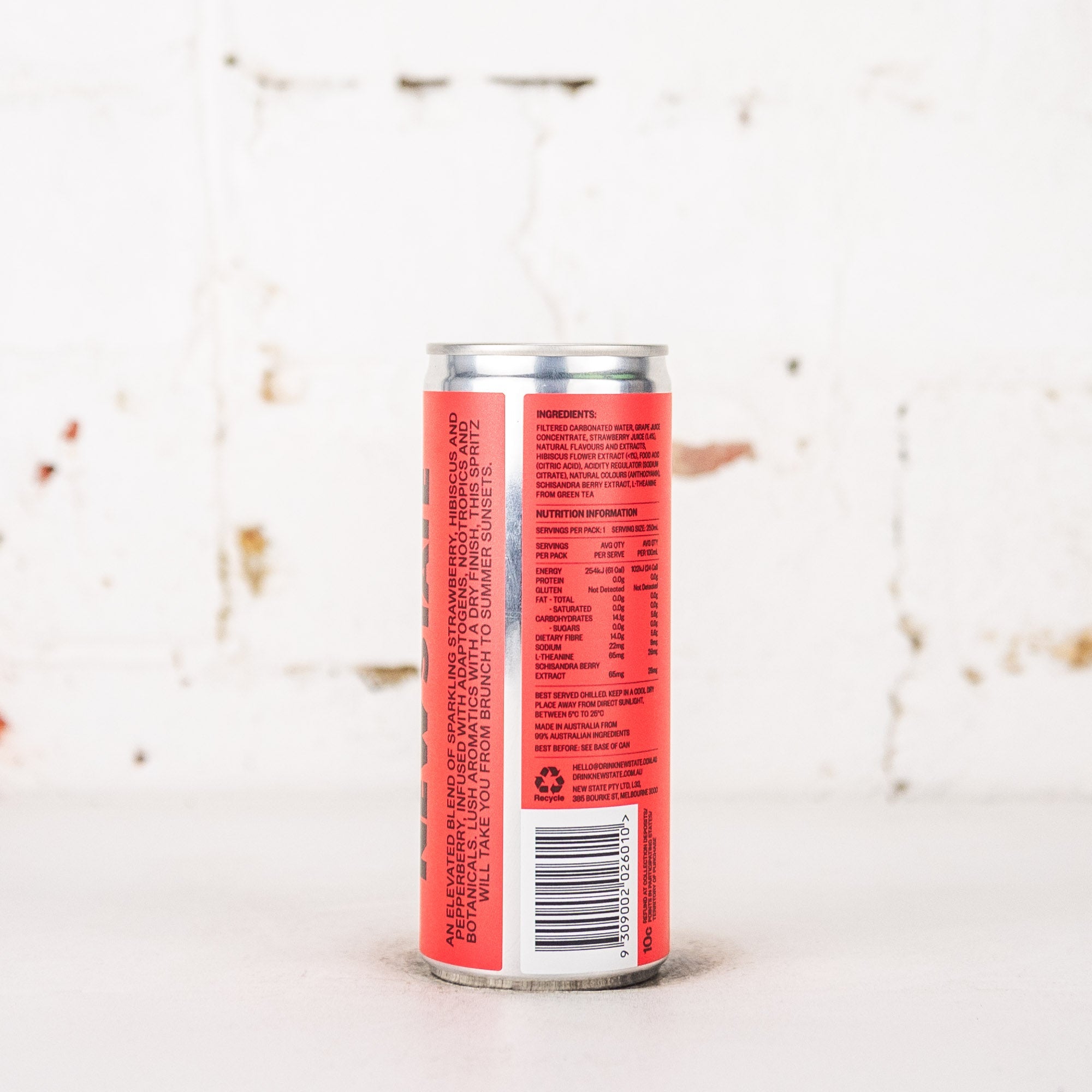 New State - Strawberry, Hibiscus & Pepperberry Functional Spritz