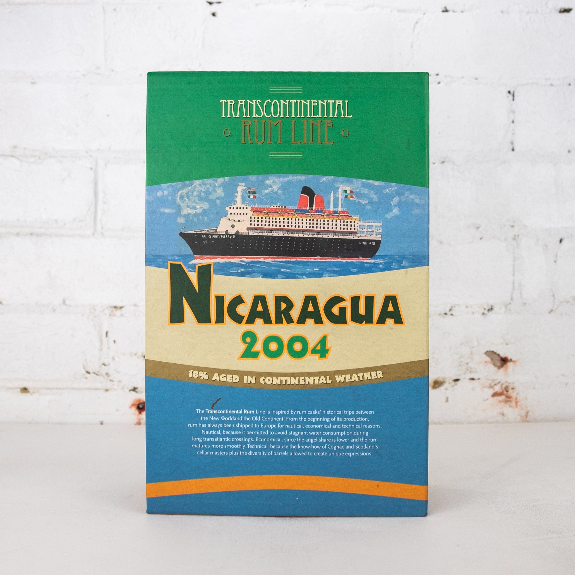 Transcontinental Rum Line - Nicaragua 2004 + Glasses Pack 700ml