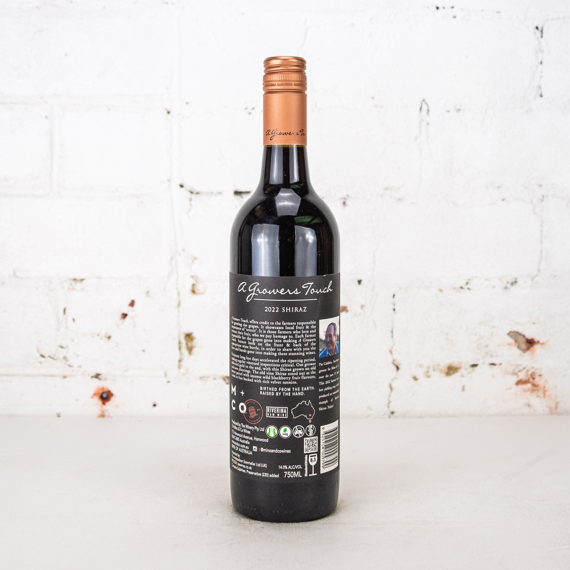 Mino & Co - A Growers Touch Shiraz 750ml