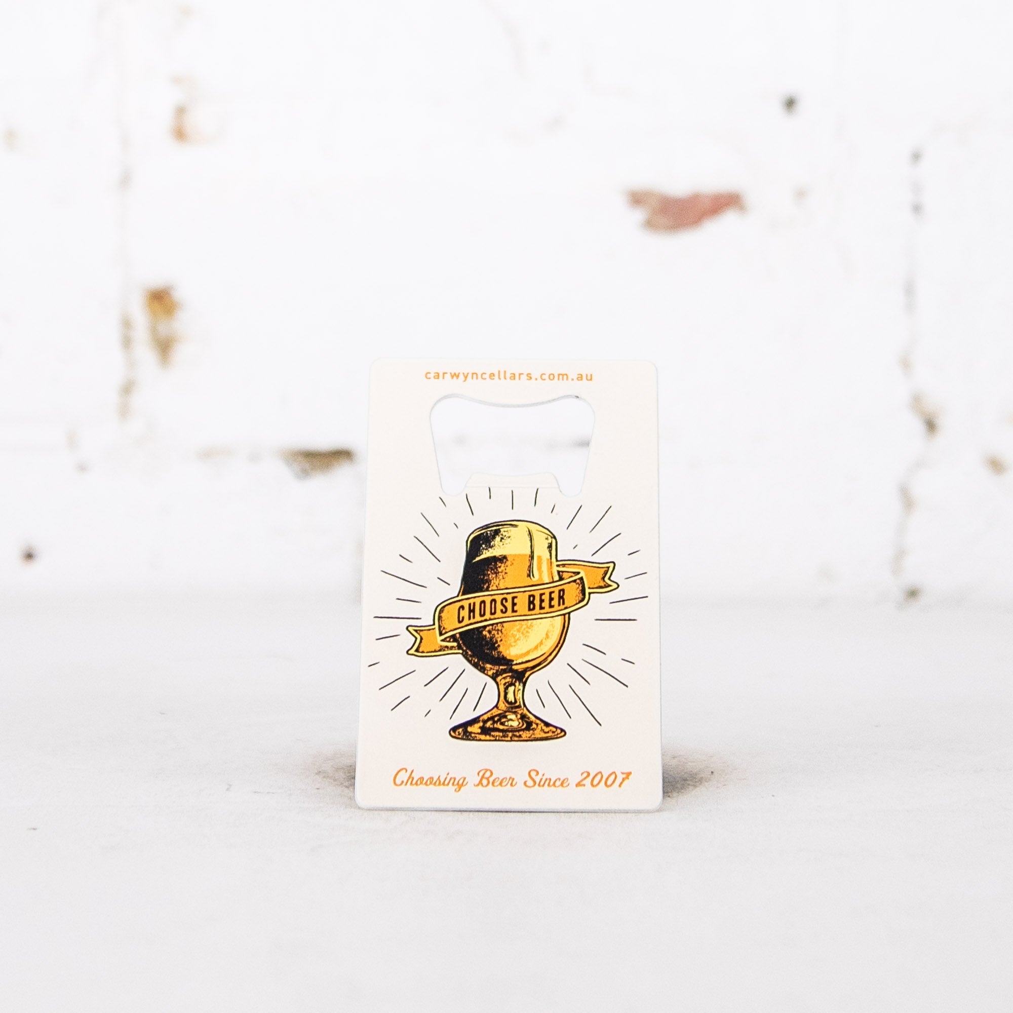 Carwyn Cellars - 'Choose Beer' Wallet Card Bottle Opener