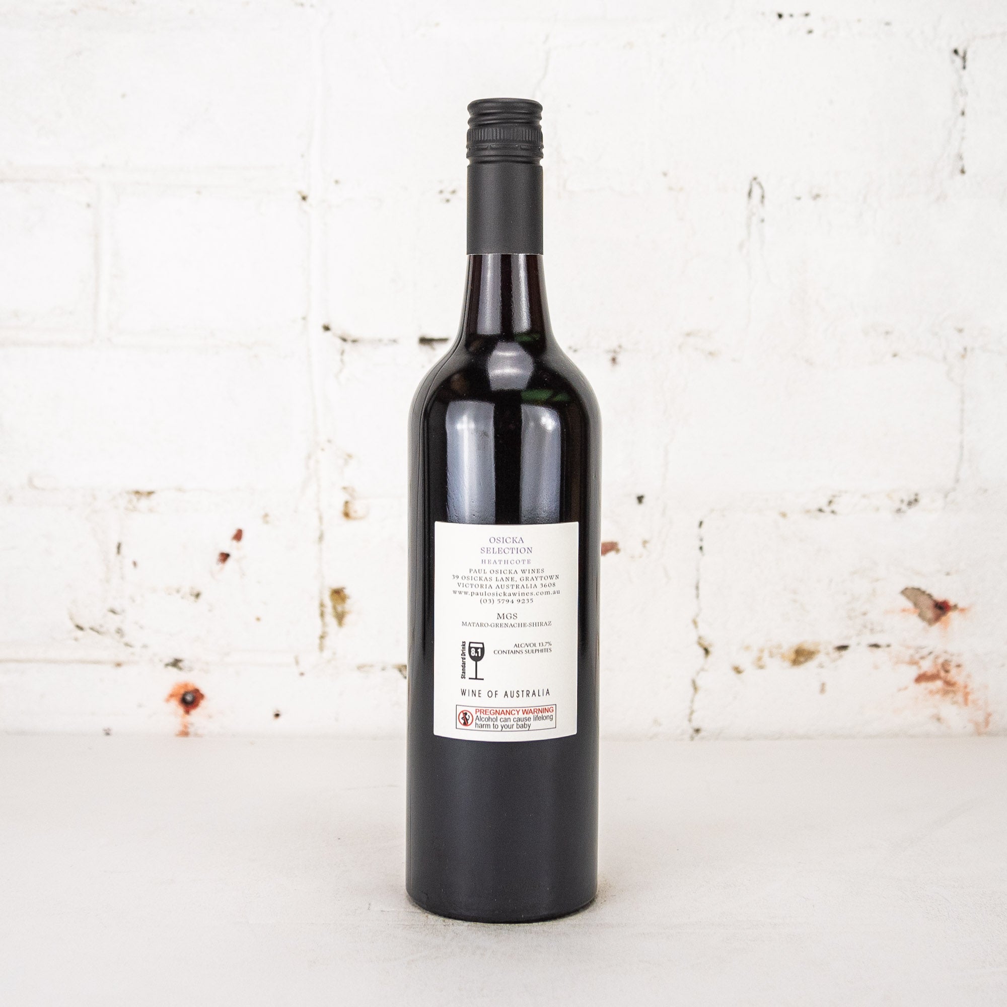 Paul Osicka - Osicka Selection Heathcote MGS 2023 750ml