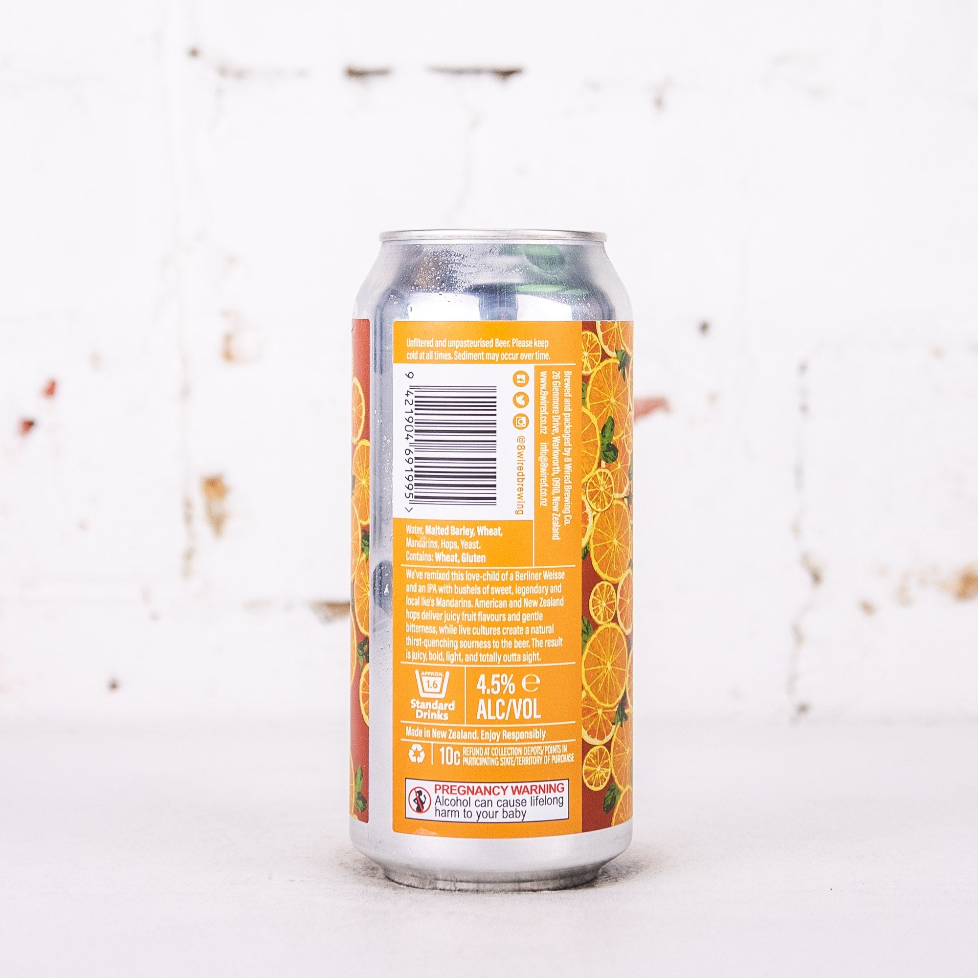 8 Wired - Mandarin Hippy Berliner Weisse