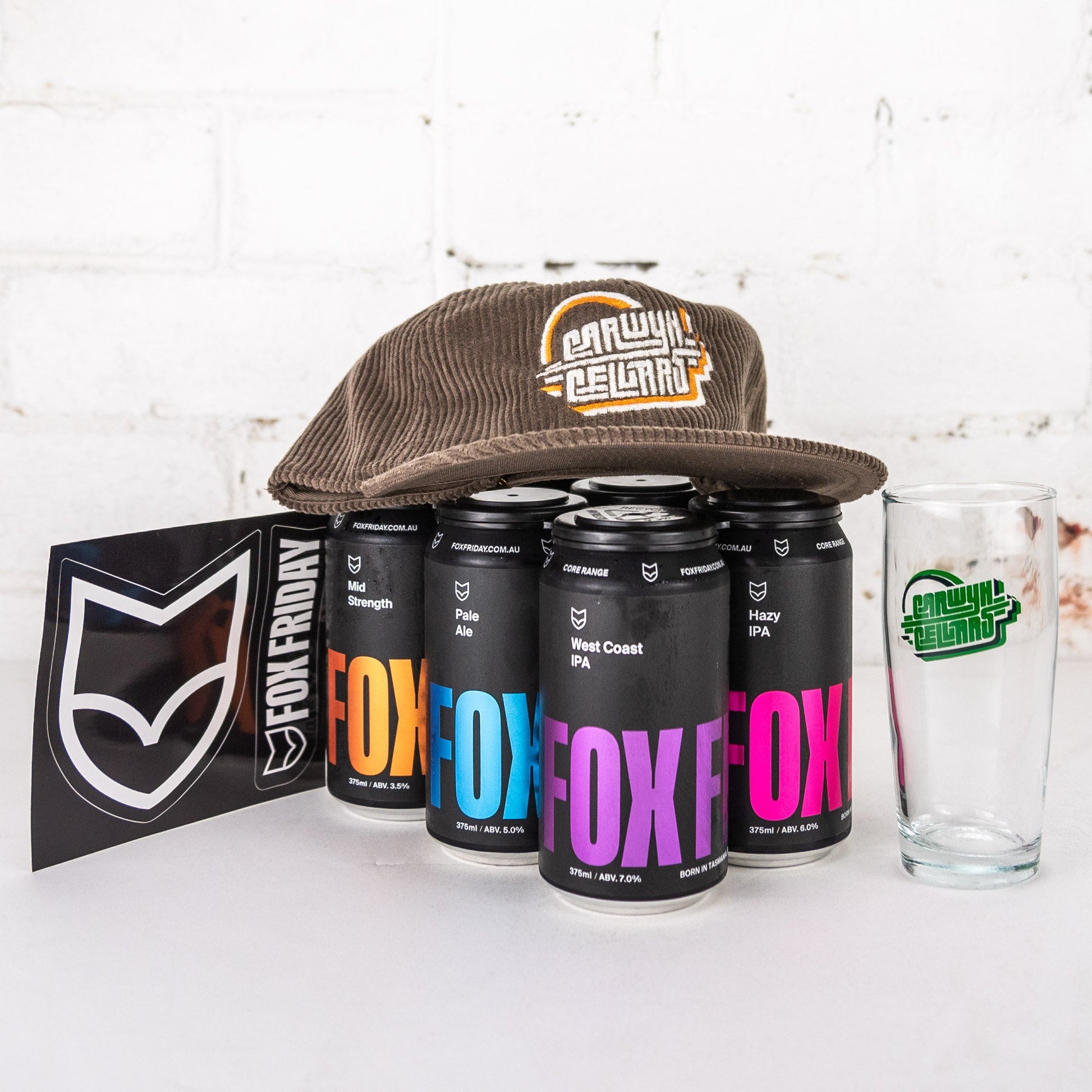 Carwyn Cellars x Fox Friday Beer & Merch Pack