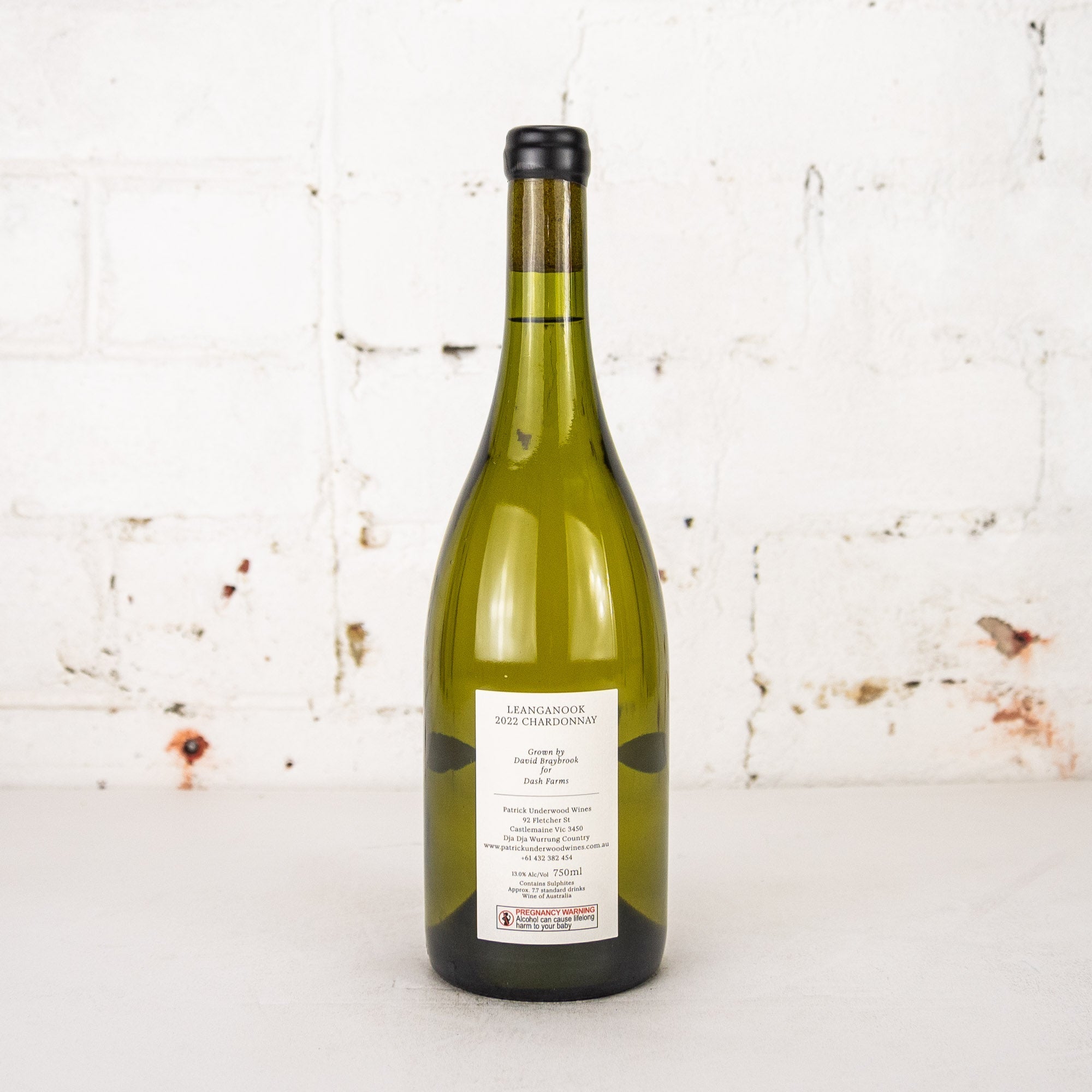Patrick Underwood - Dash Farms Leanganook Chardonnay 2022 750ml