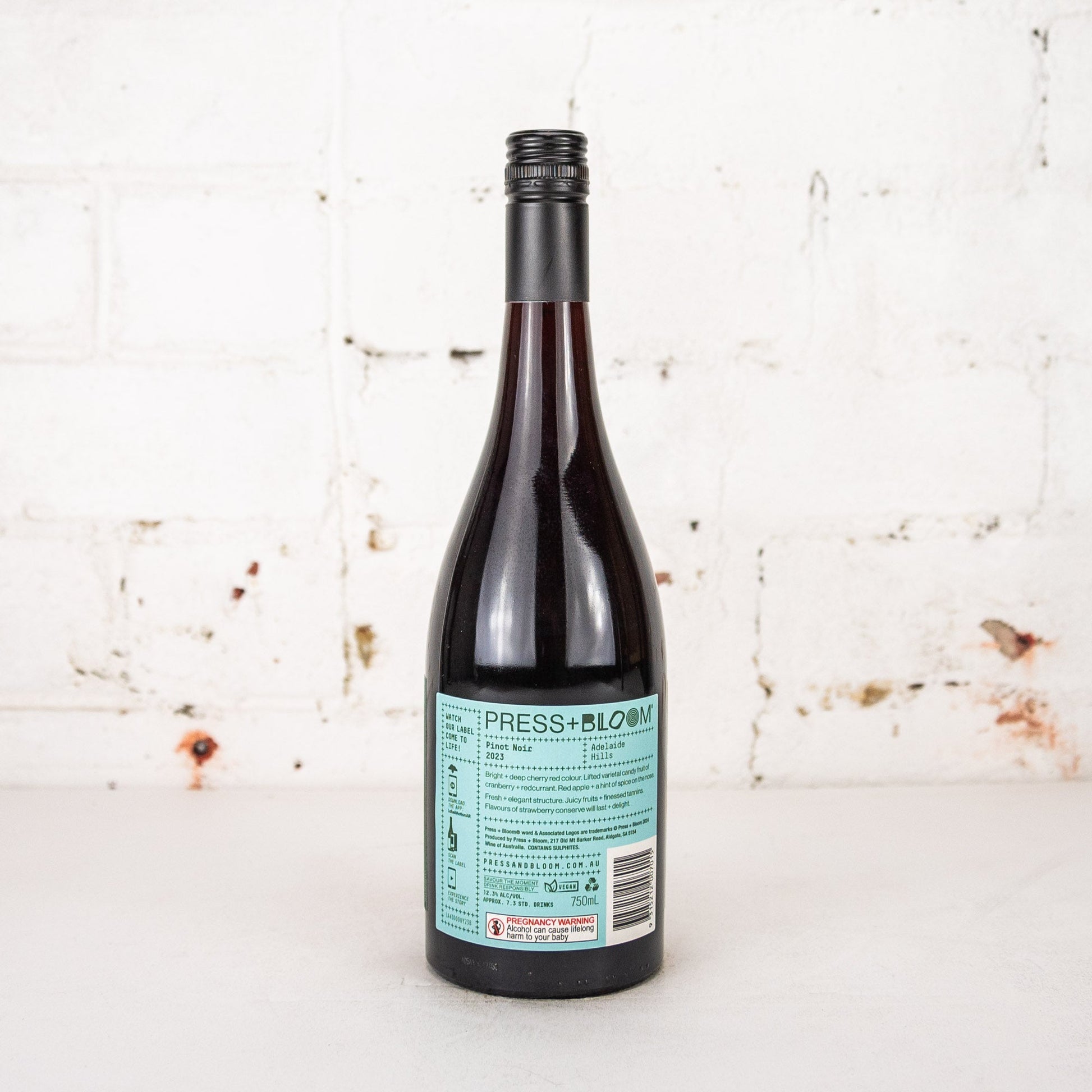 Press & Bloom - Adelaide Hills Pinot Noir 750ml