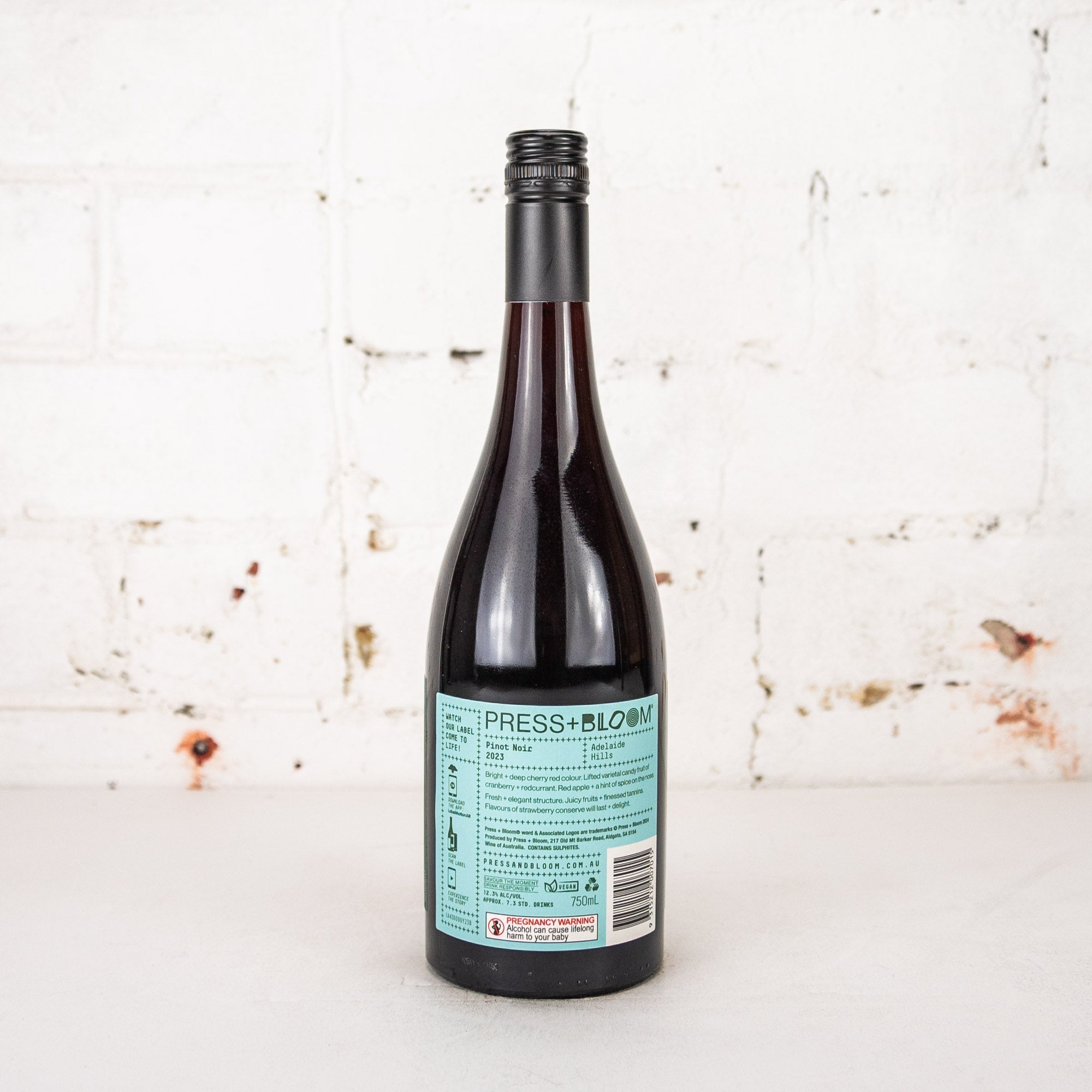 Press & Bloom - Adelaide Hills Pinot Noir 750ml
