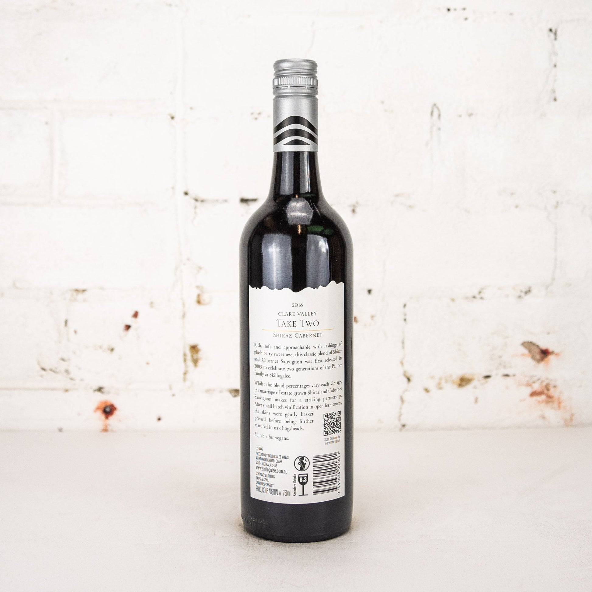 Skillogalee - Take Two Shiraz Cabernet 2018 750ml