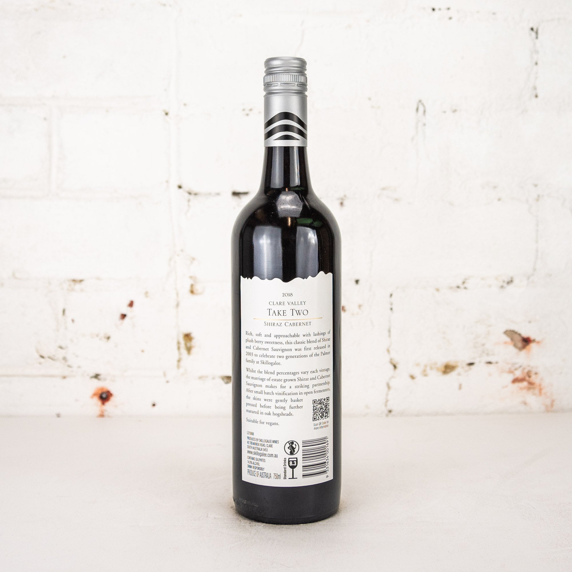 Skillogalee - Take Two Shiraz Cabernet 2018 750ml