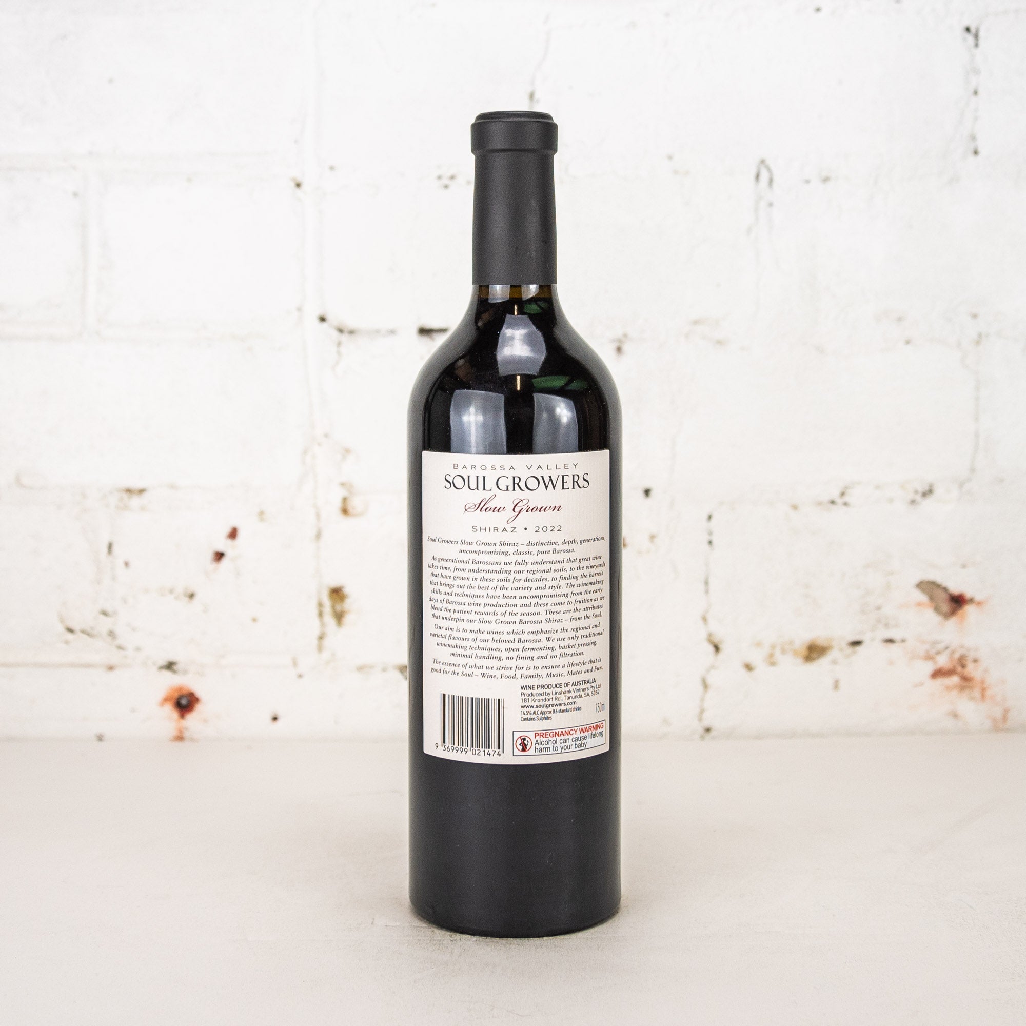 Soul Growers - Slow Grown Shiraz 2022 750ml