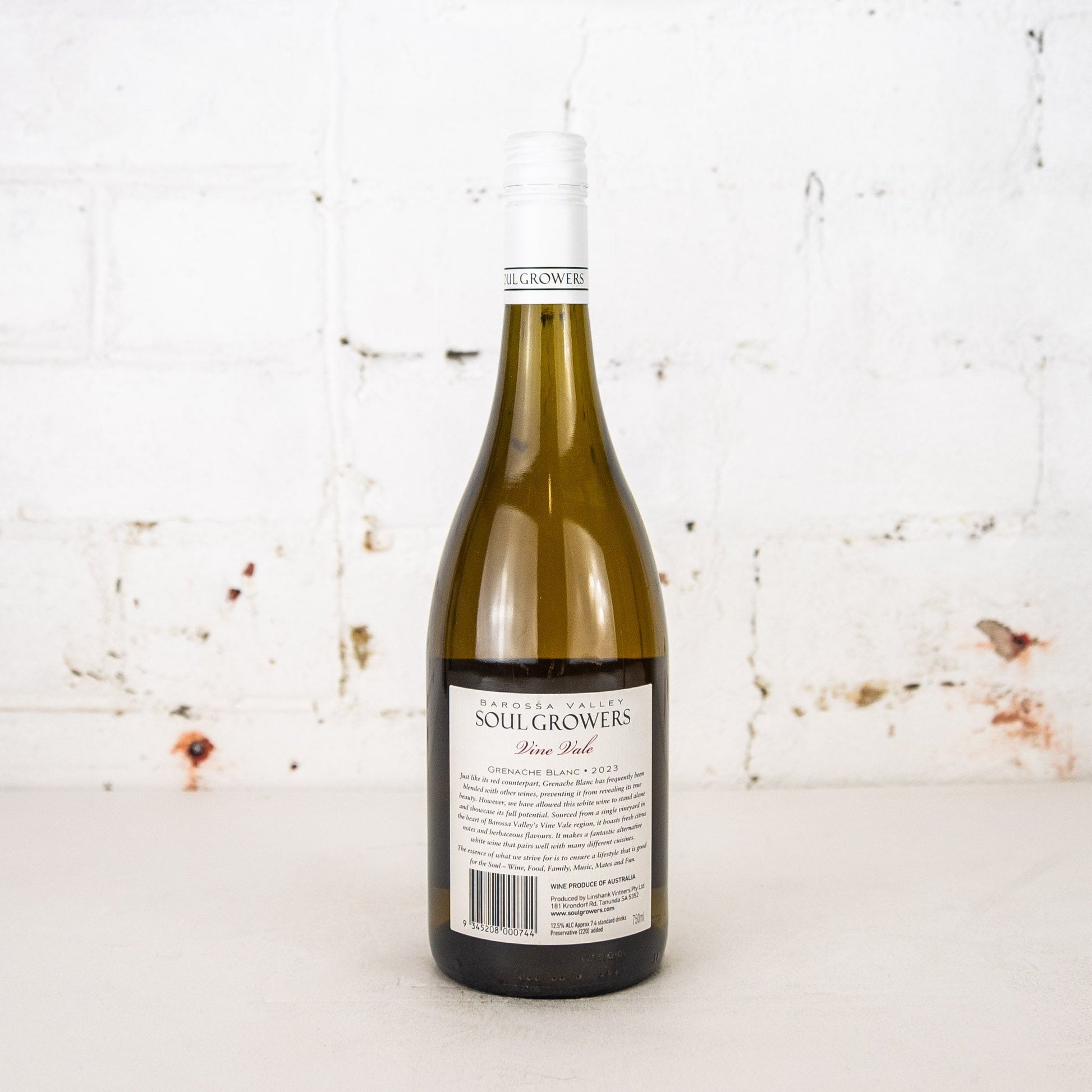 Soul Growers - Vine Vale Grenache Blanc 750ml