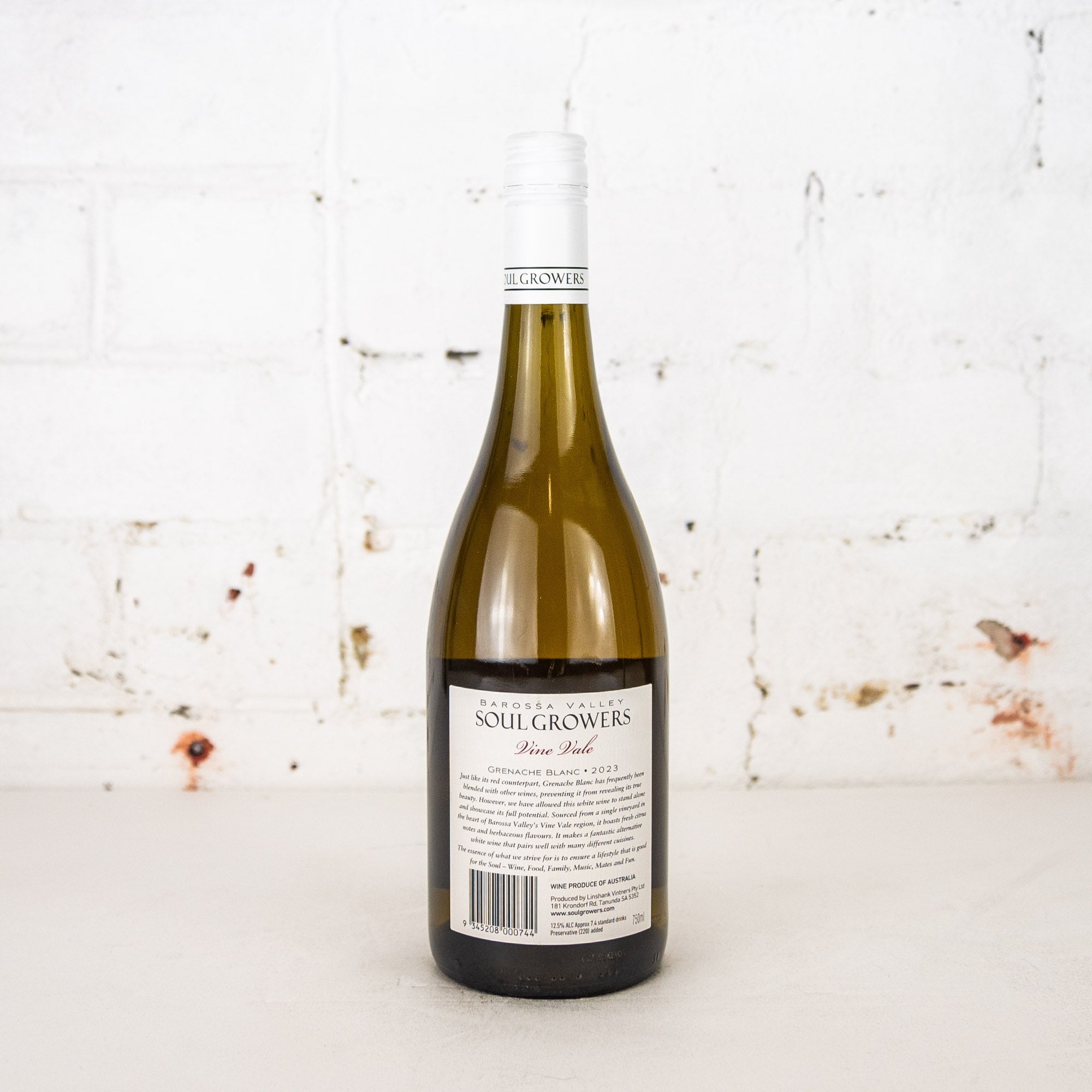 Soul Growers - Vine Vale Grenache Blanc 750ml