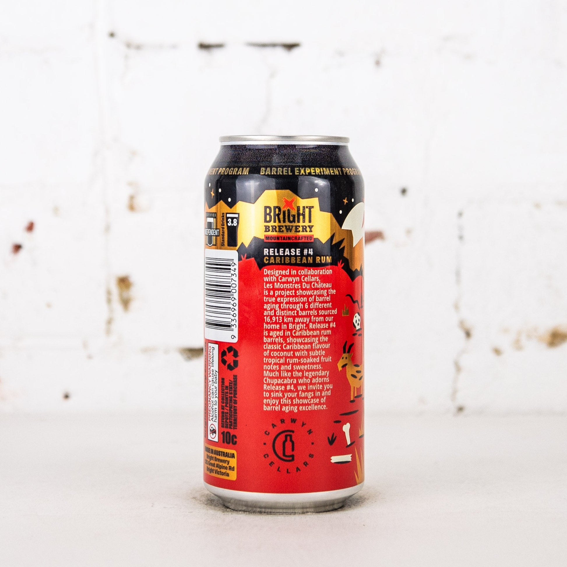 Bright x Carwyn Cellars 'Le Monstres du Chateau #4' Caribbean Rum Barrel Aged Imperial Stout