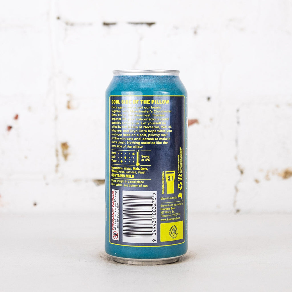 Hawkers x Cloudwater 'Cool Side Of The Pillow' Imperial Oat Cream IPA