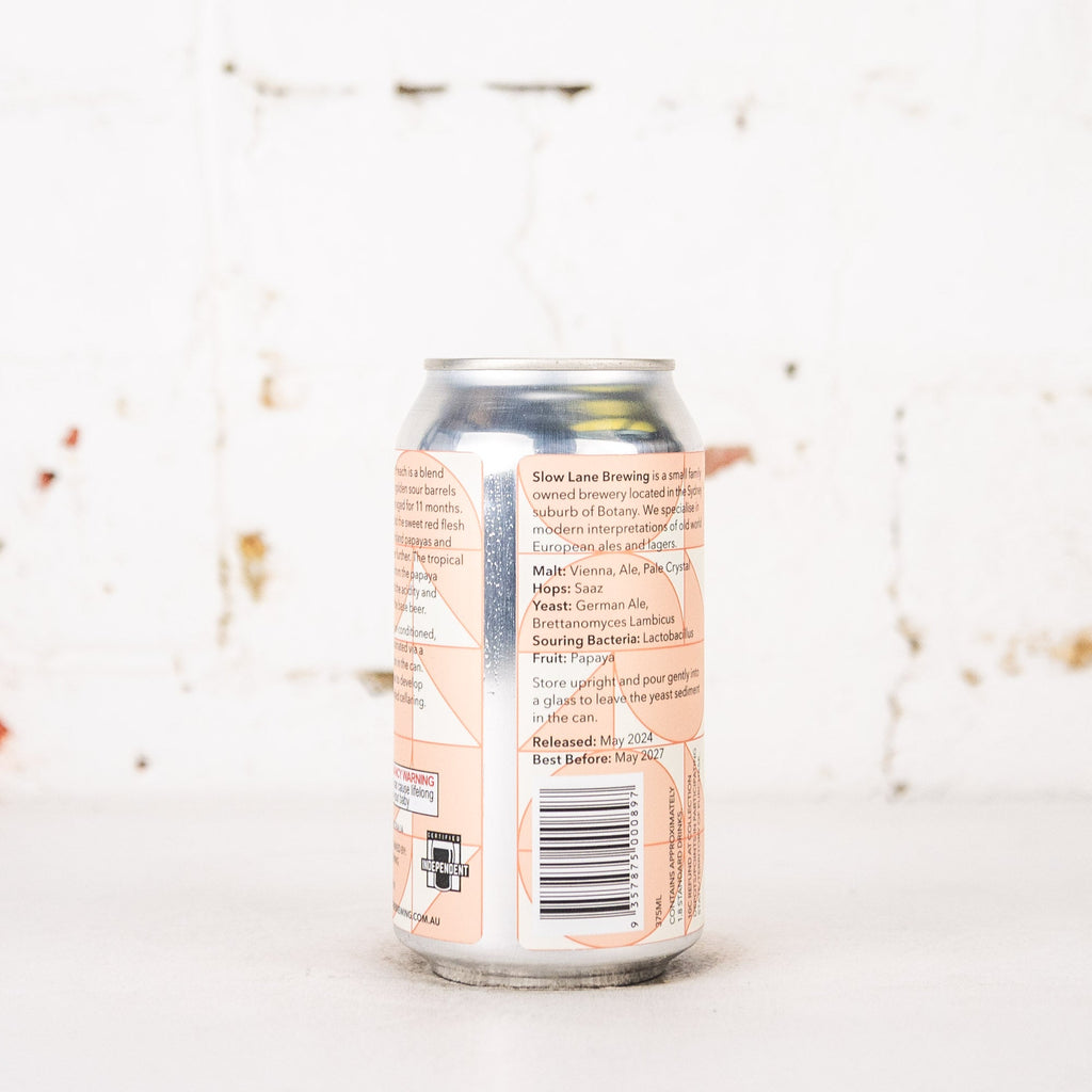 Slow Lane - Papaya Don't Preach Barrel Aged Sour
