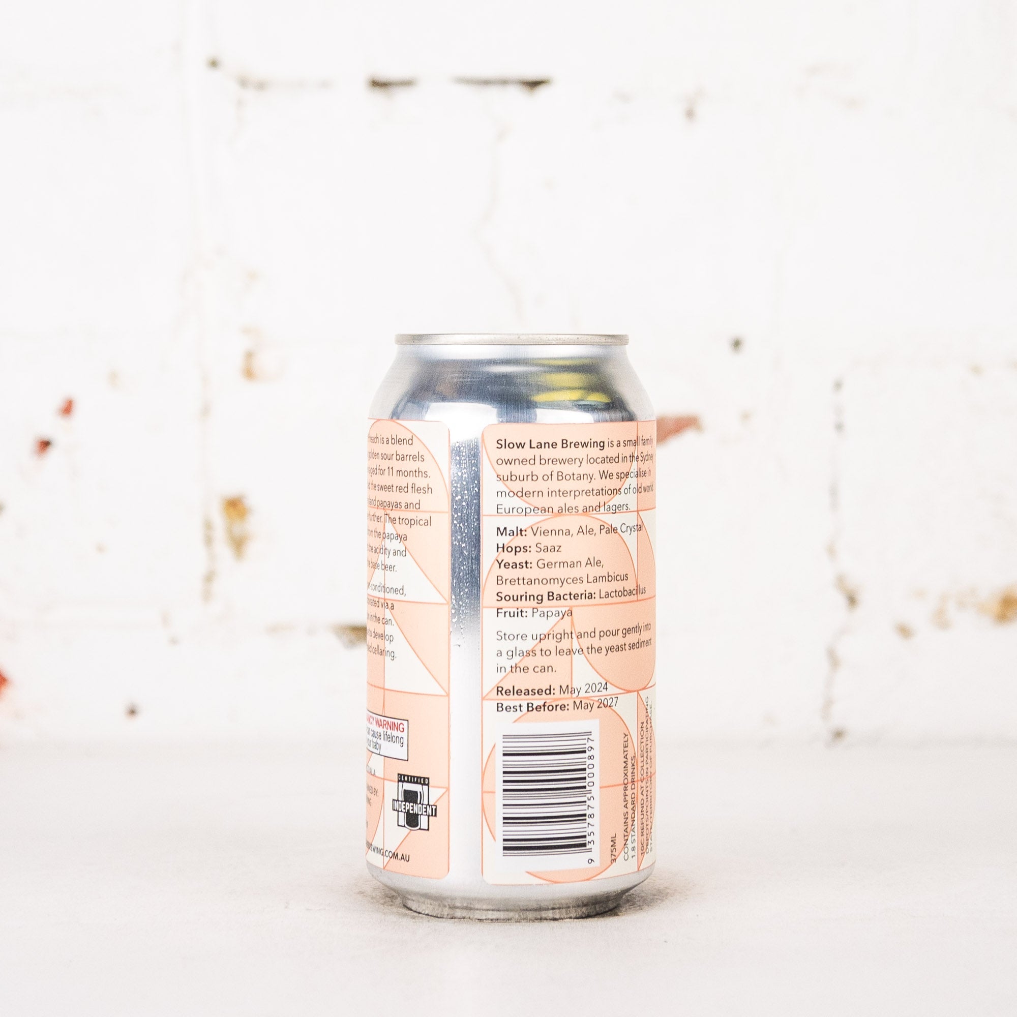 Slow Lane - Papaya Don't Preach Barrel Aged Sour