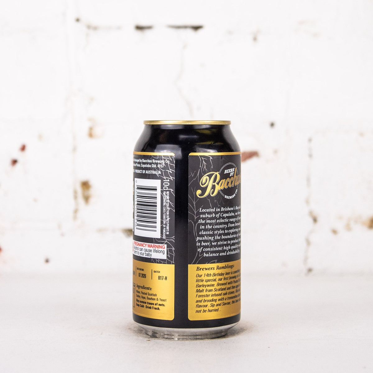 Bacchus - Peat Dreams (Are Made Of This) Peated Black Oaked Barleywine