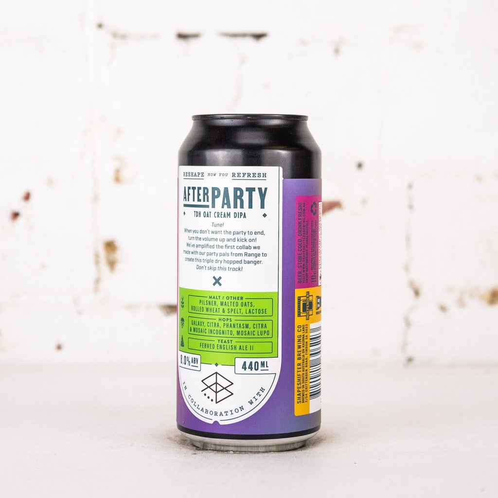 Shapeshifter x Range 'Afterparty' TDH Oat Cream DIPA