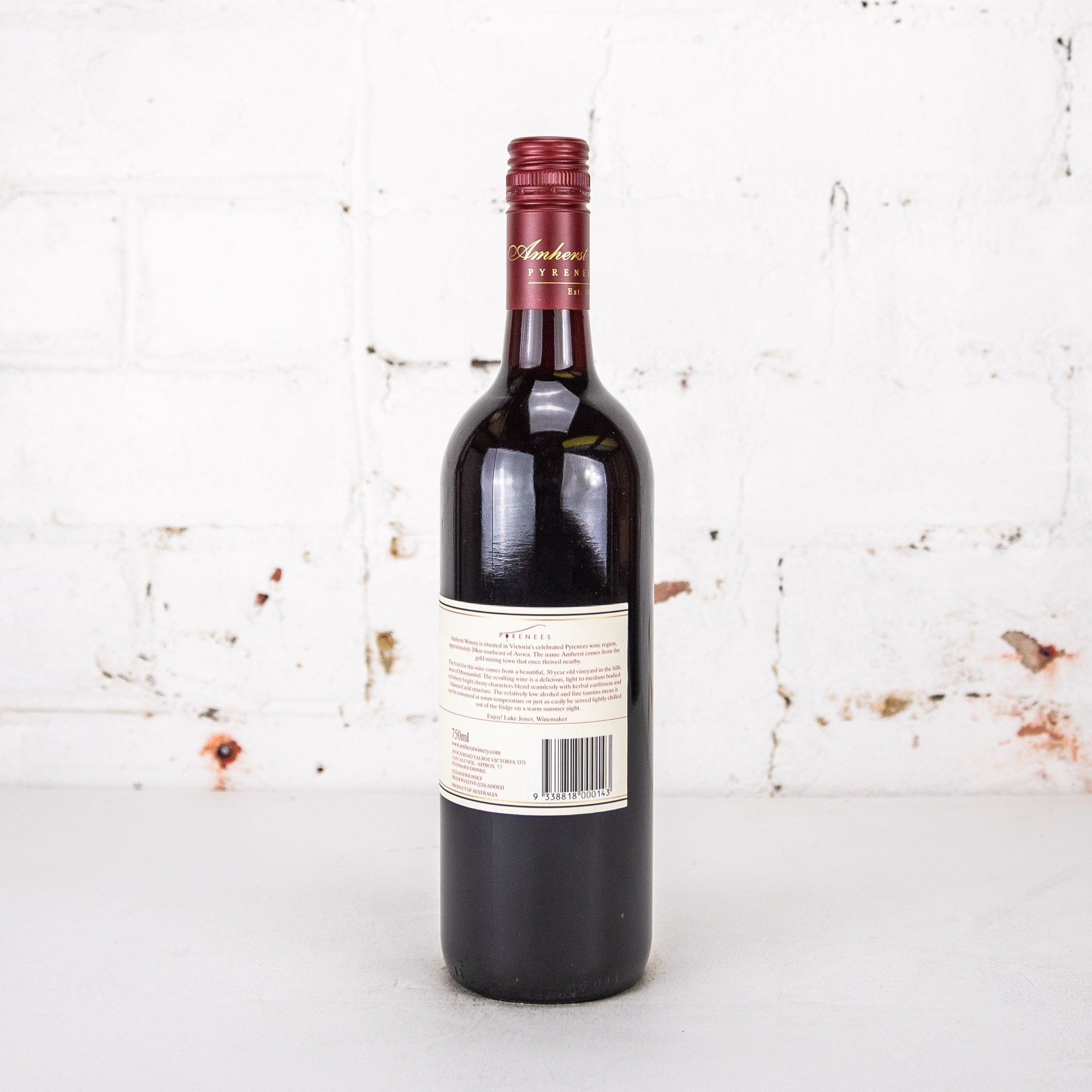 Amherst - Sangiovese 2022 750ml