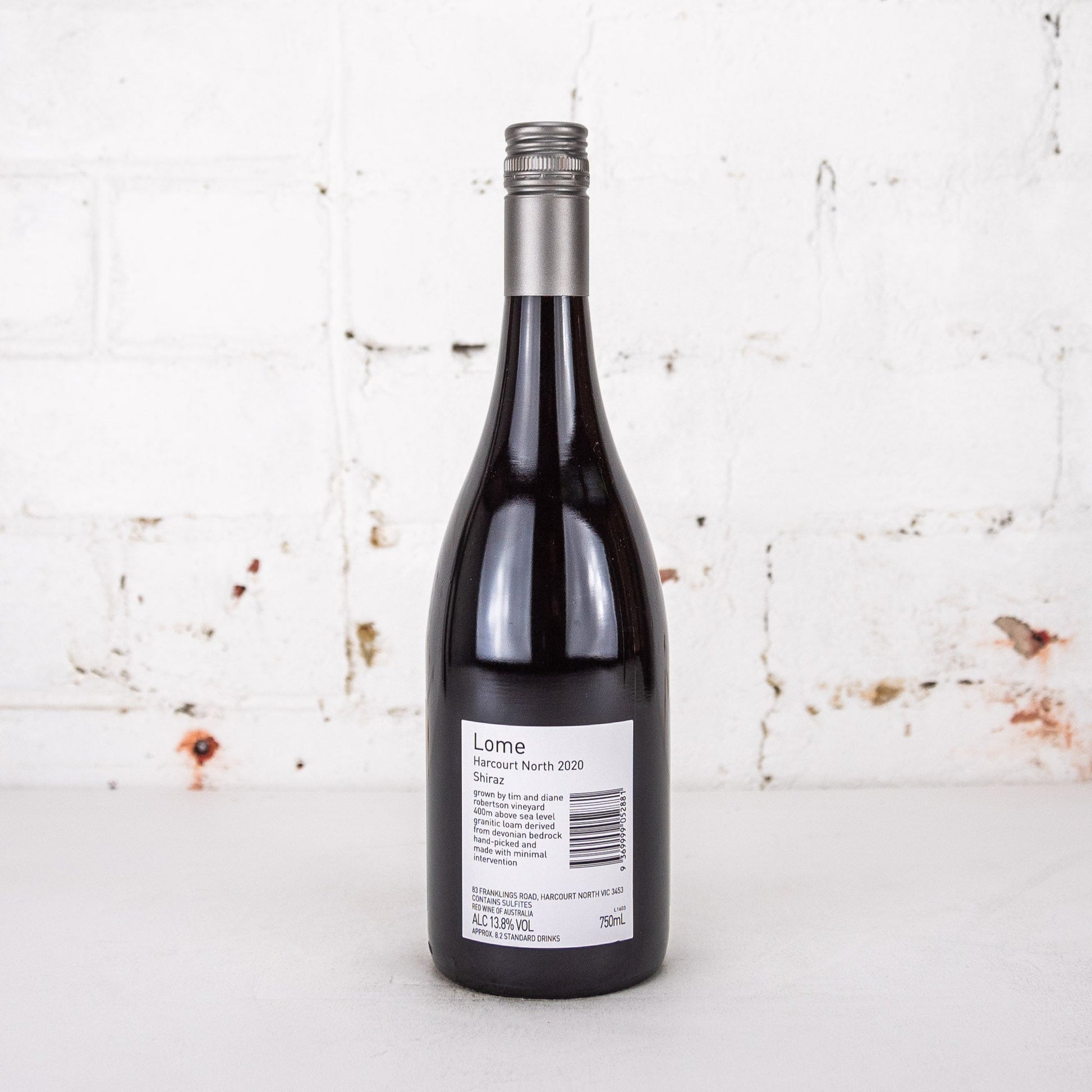 Lome - Shiraz Harcourt North 2020 750ml