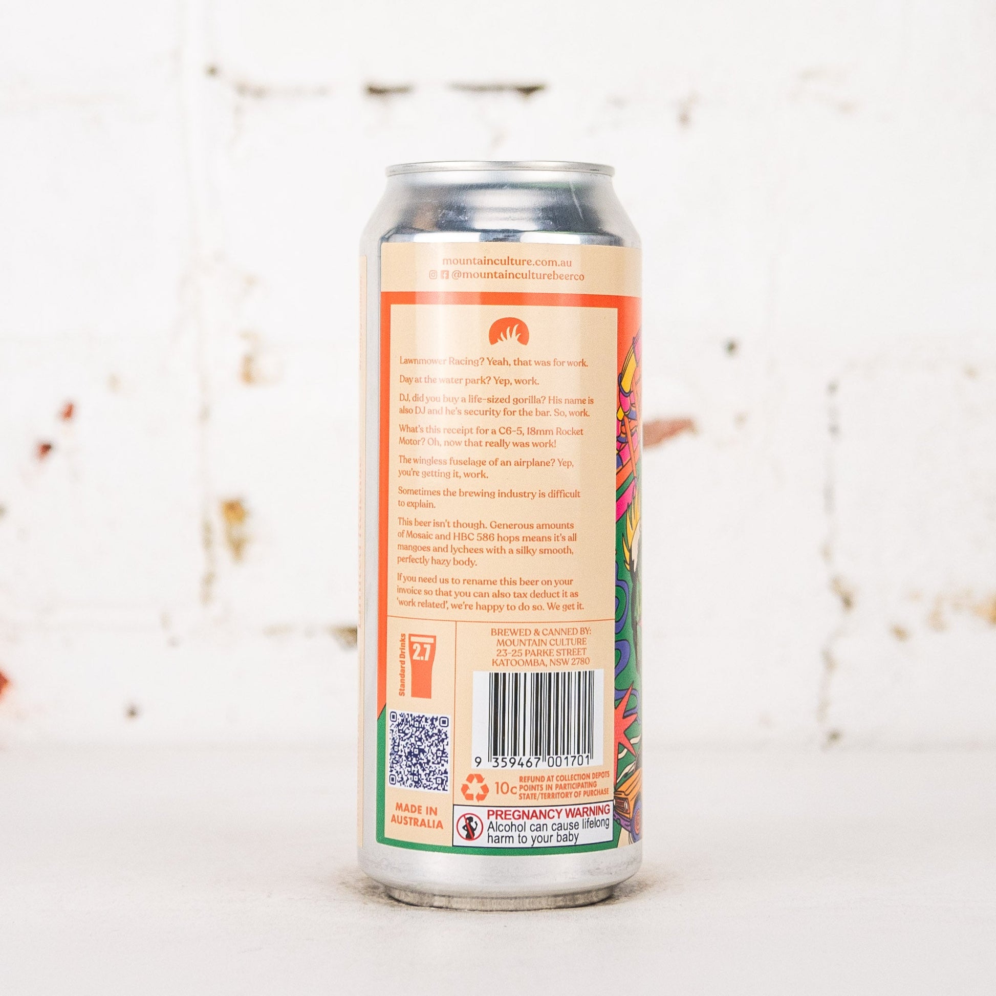Mountain Culture - Work Related NEIPA