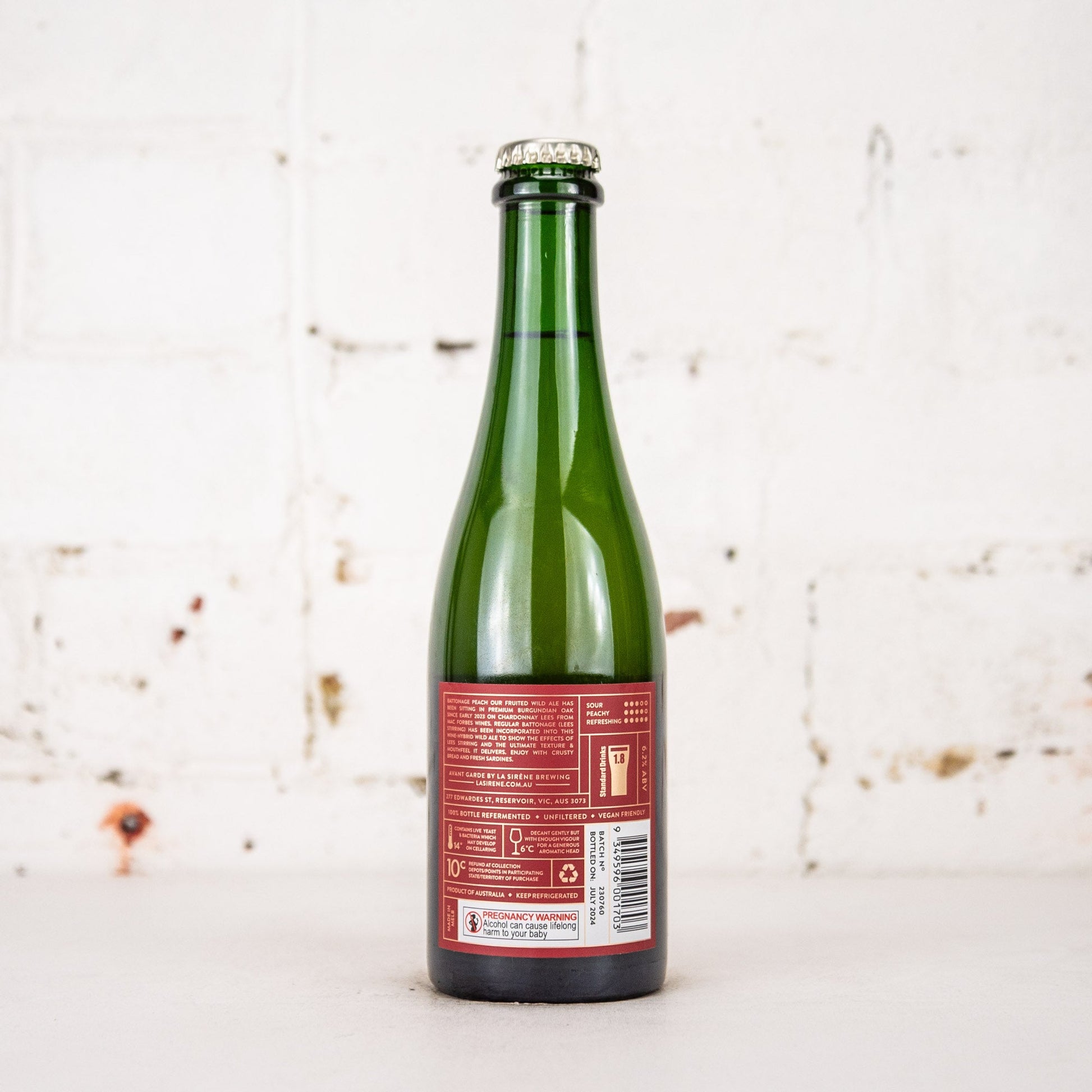 La Sirene - Battonage Peach Wine Hybrid Wild Ale 375ml