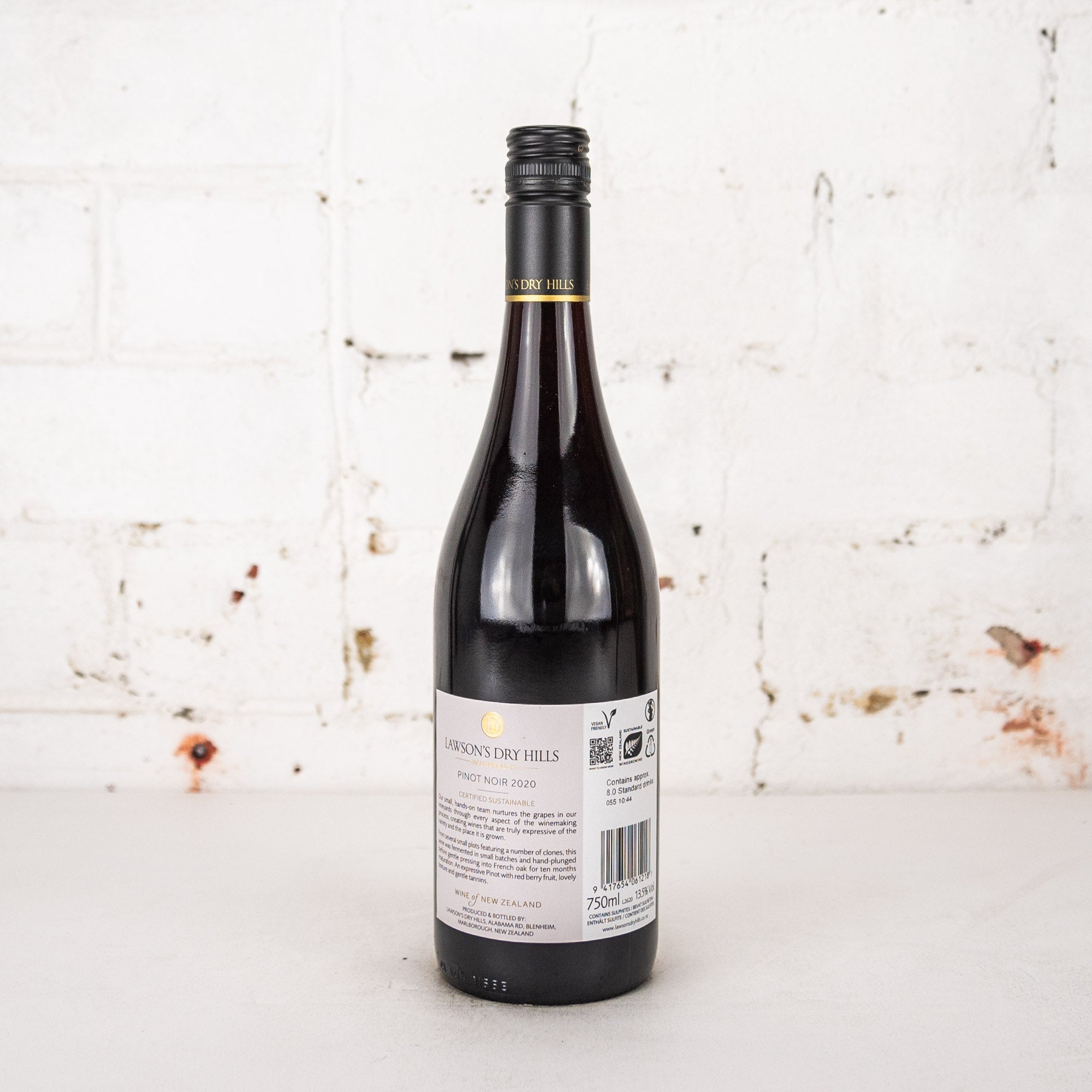 Lawson's Dry Hills - Pinot Noir 2020 750ml