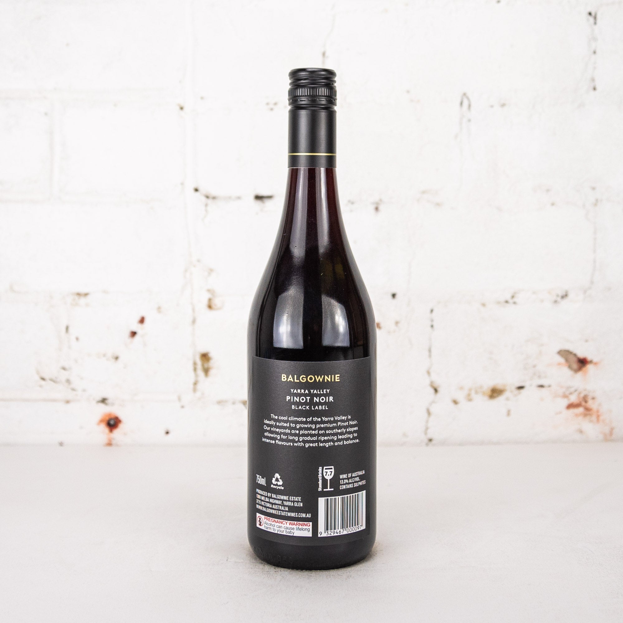 Balgownie - Black Label Pinot Noir 2023 750ml