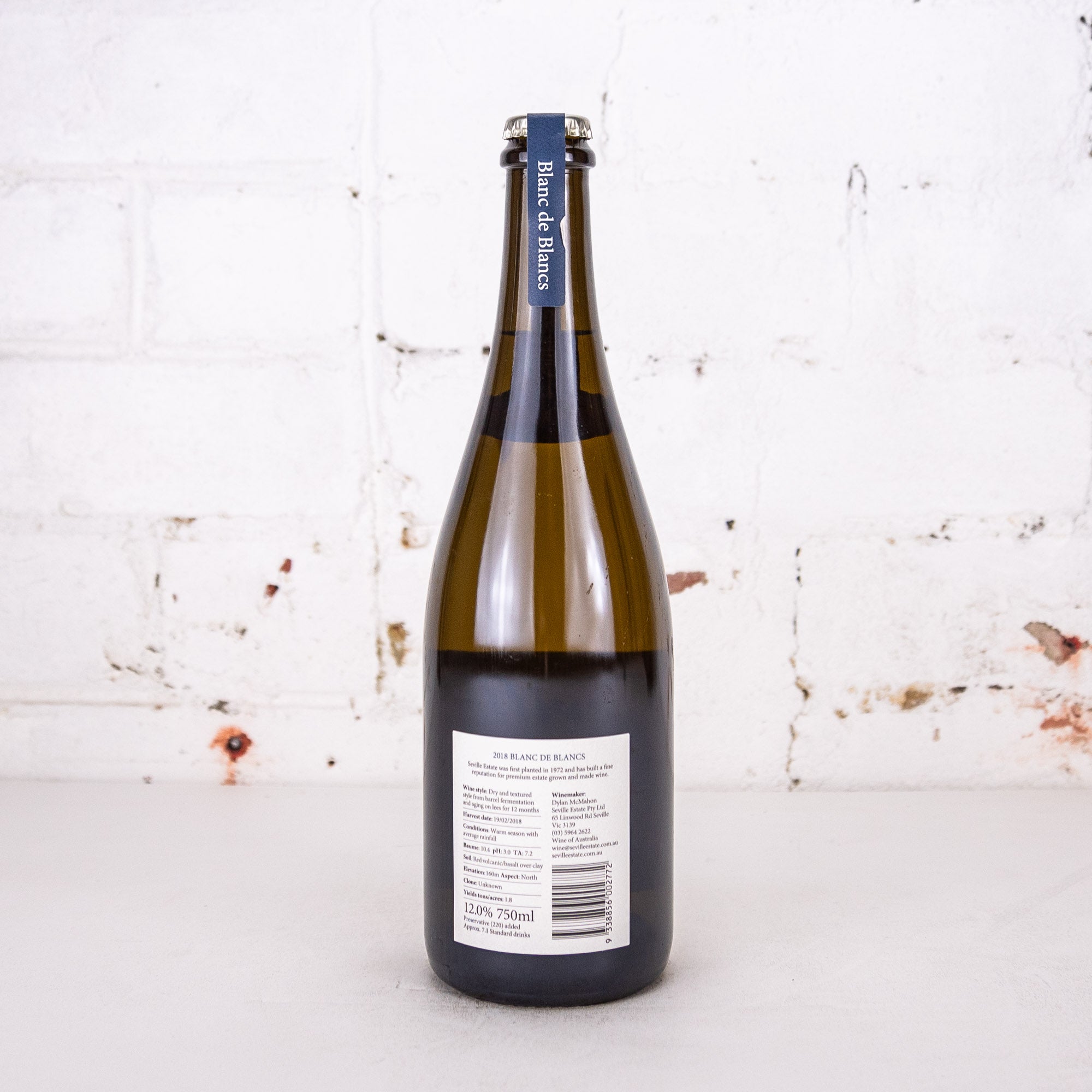 Seville Estate - Estate Blanc de Blancs 2018 750ml