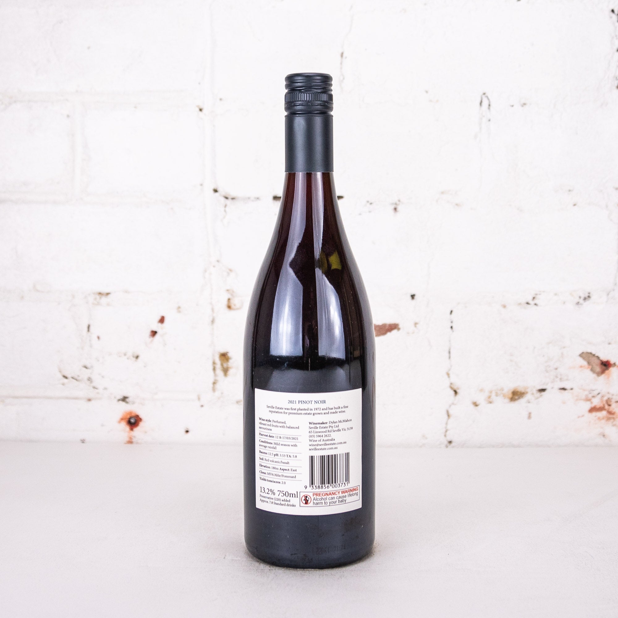 Seville Estate - Pinot Noir 2021 750ml