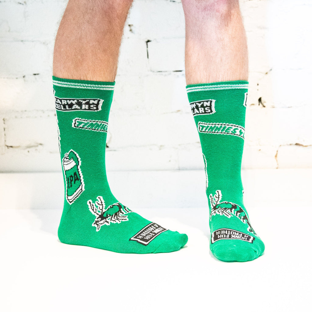Carwyn Cellars - Canvent Socks Green